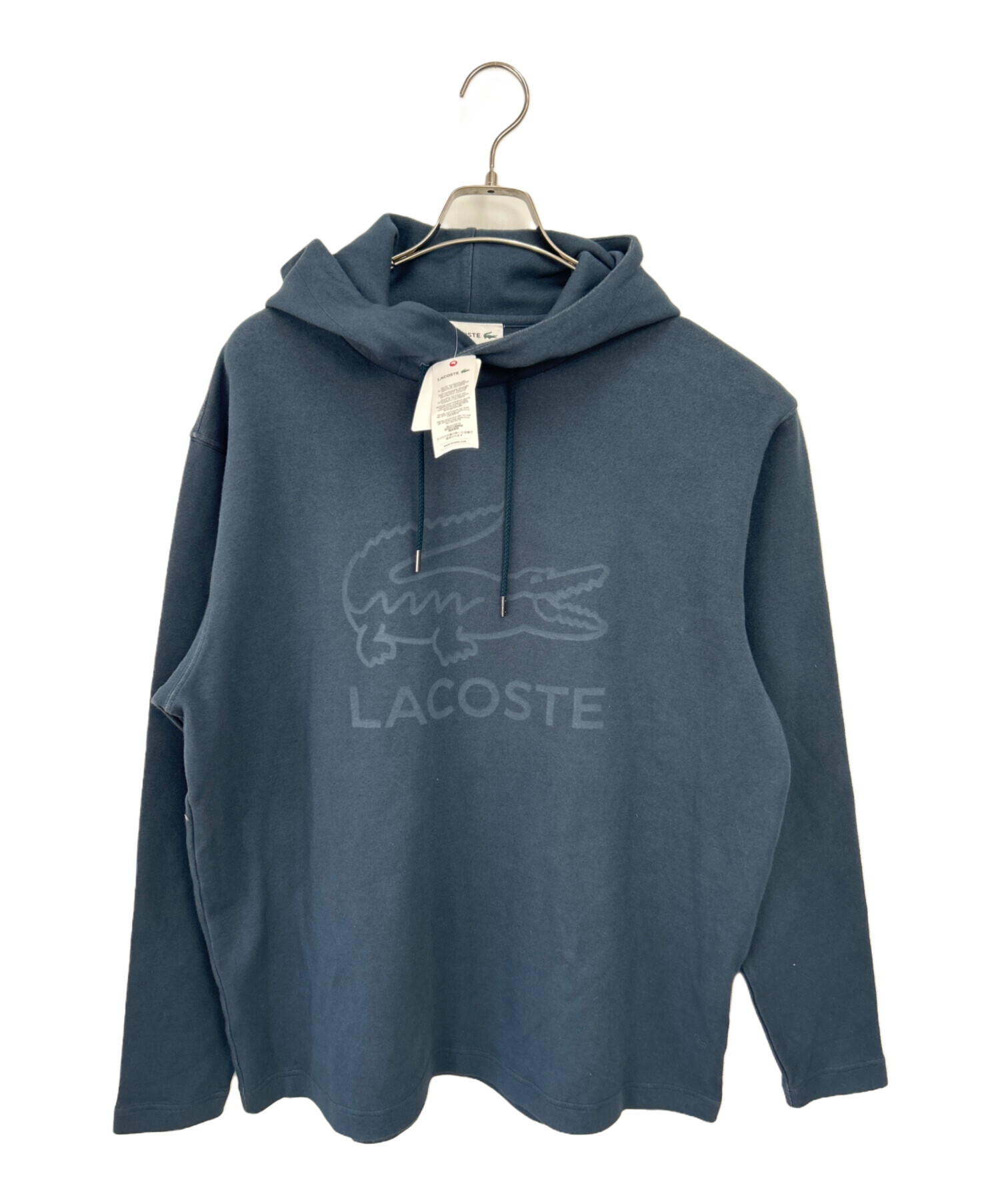 中古・古着通販】LACOSTE (ラコステ) パーカー ネイビー サイズ:US L 