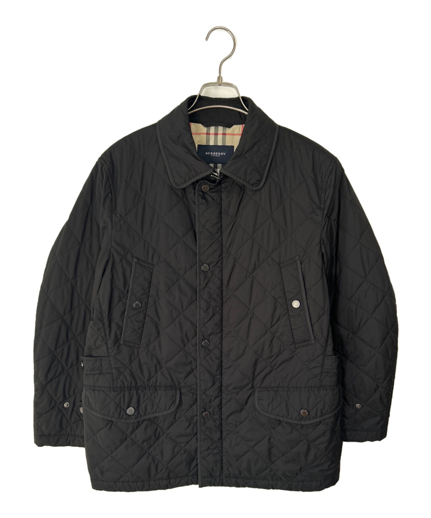 中古・古着通販】BURBERRY LONDON (バーバリーロンドン) キルティングジャケット ブラック サイズ:M｜ブランド・古着通販  トレファク公式【TREFAC FASHION】スマホサイト バーバリージャケット