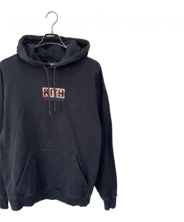 中古・古着通販】KITH (キス) パーカー ブラック サイズ:XL｜ブランド