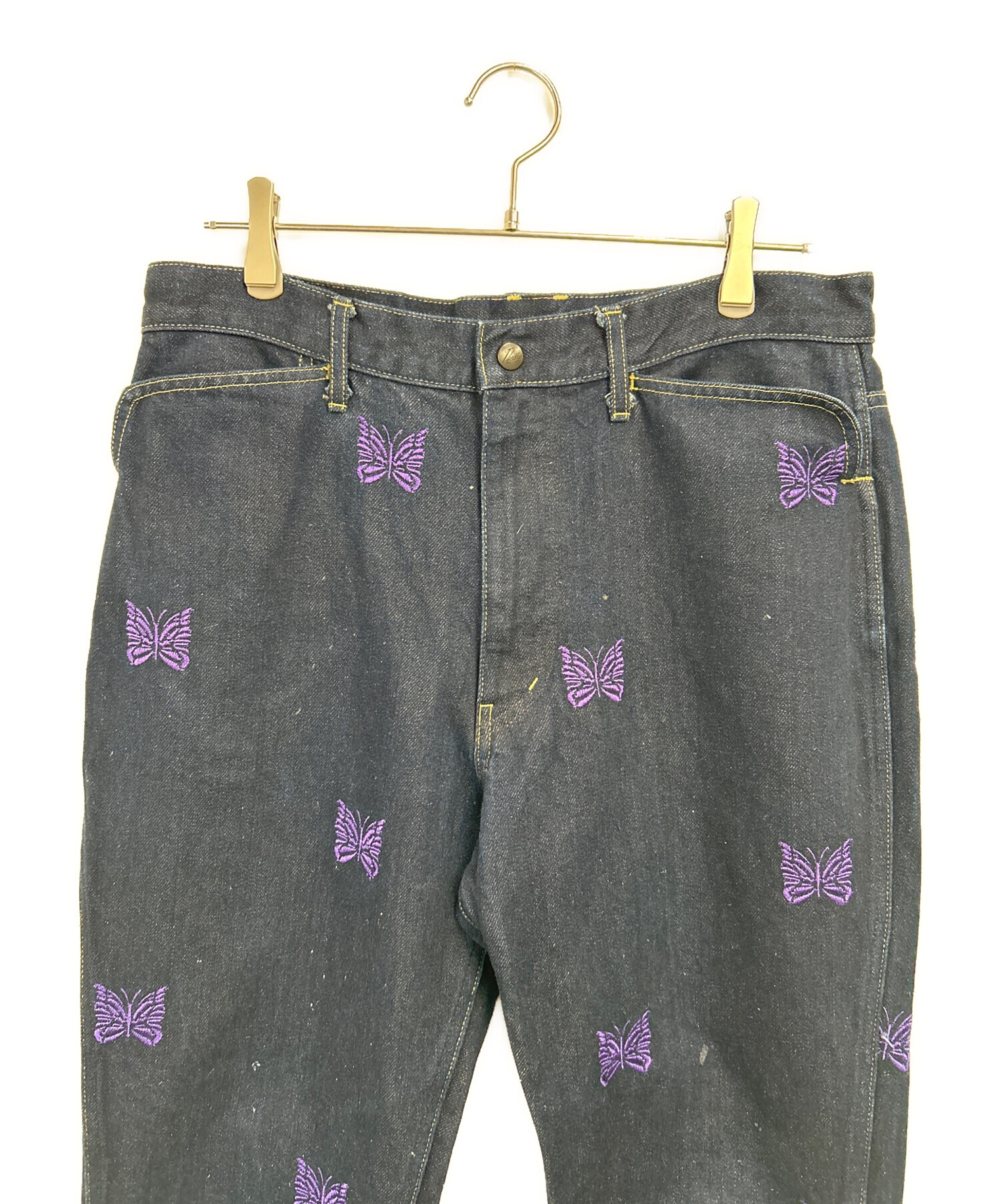 中古・古着通販】Needles (ニードルズ) デニムパンツ インディゴ