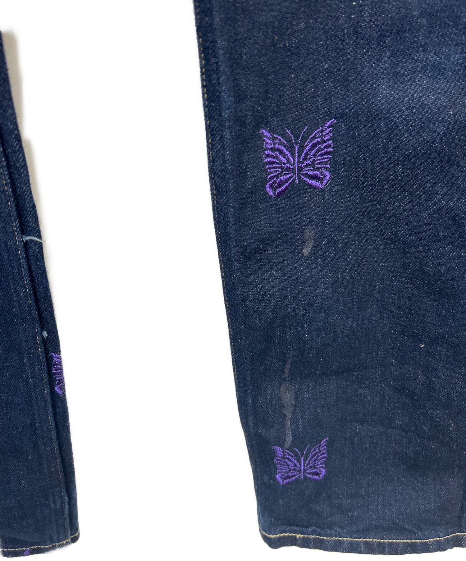 NEEDLES ニードルズ　デニムパンツ　M 中古・古着通販】Needles (ニードルズ) デニムパンツ インディゴ