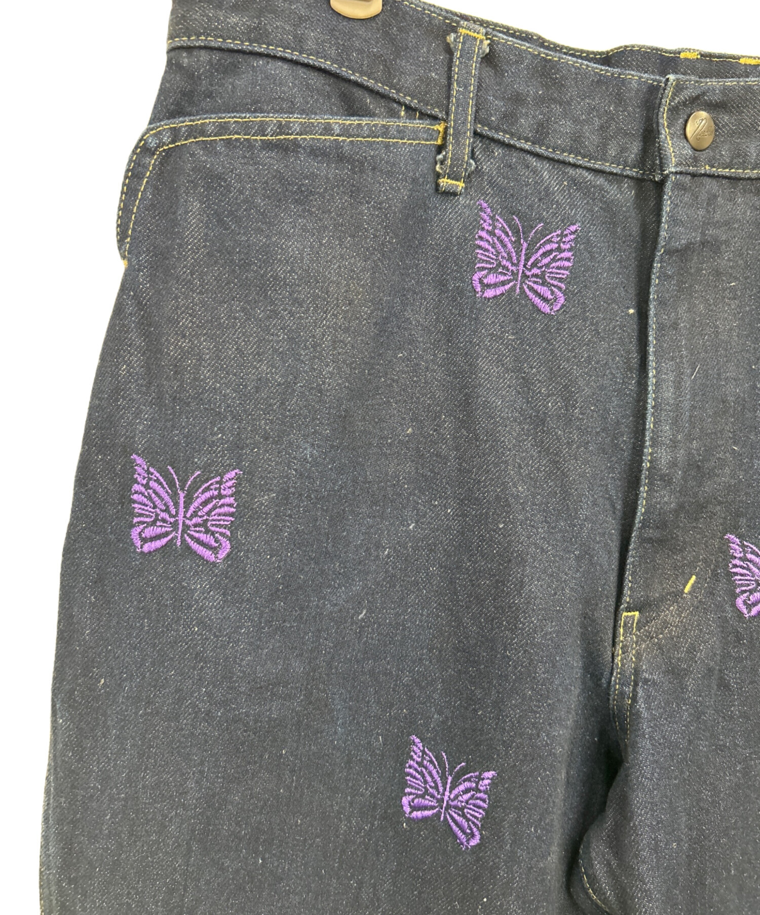 中古・古着通販】Needles (ニードルズ) デニムパンツ インディゴ