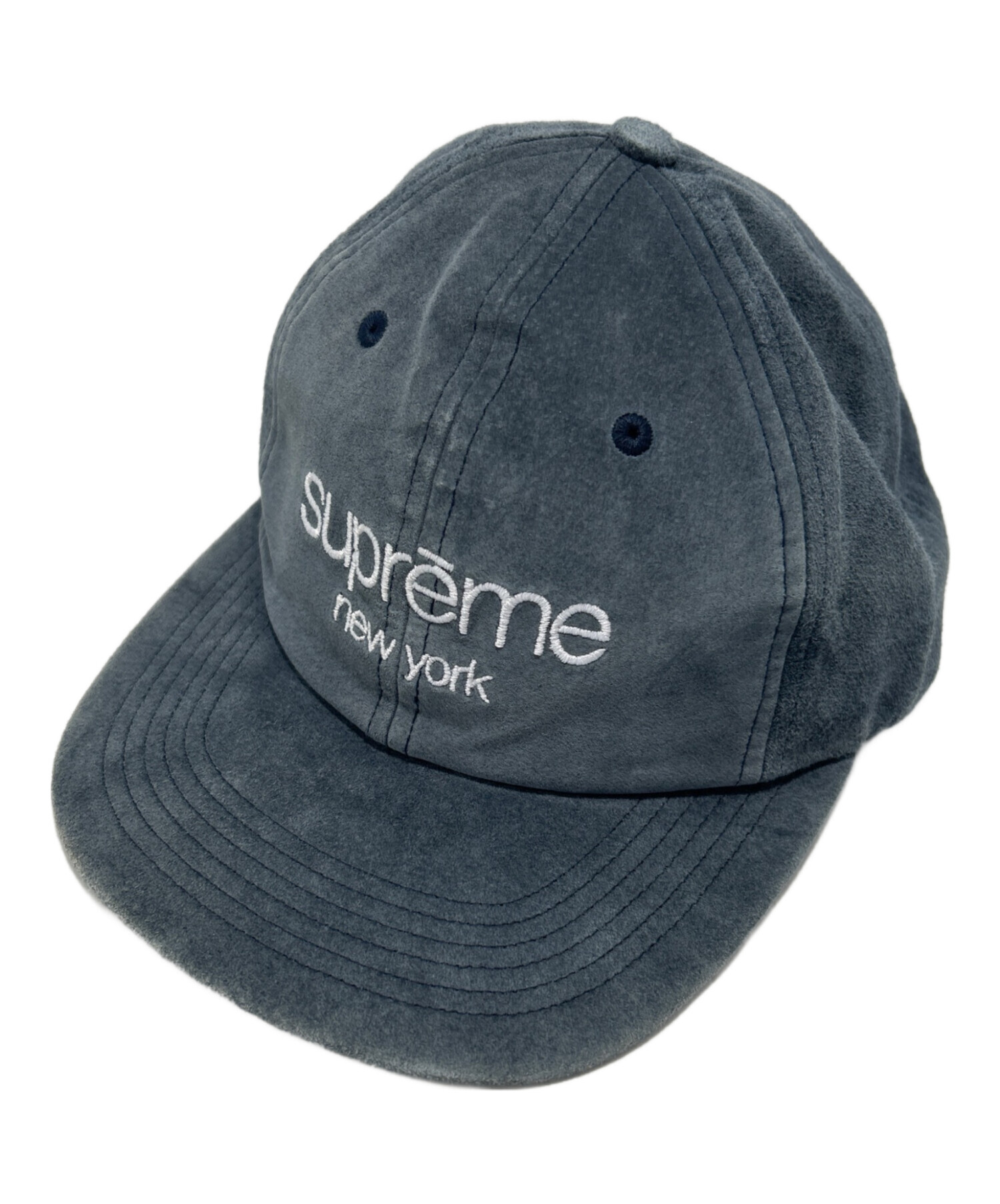中古・古着通販】SUPREME (シュプリーム) キャップ ネイビー｜ブランド