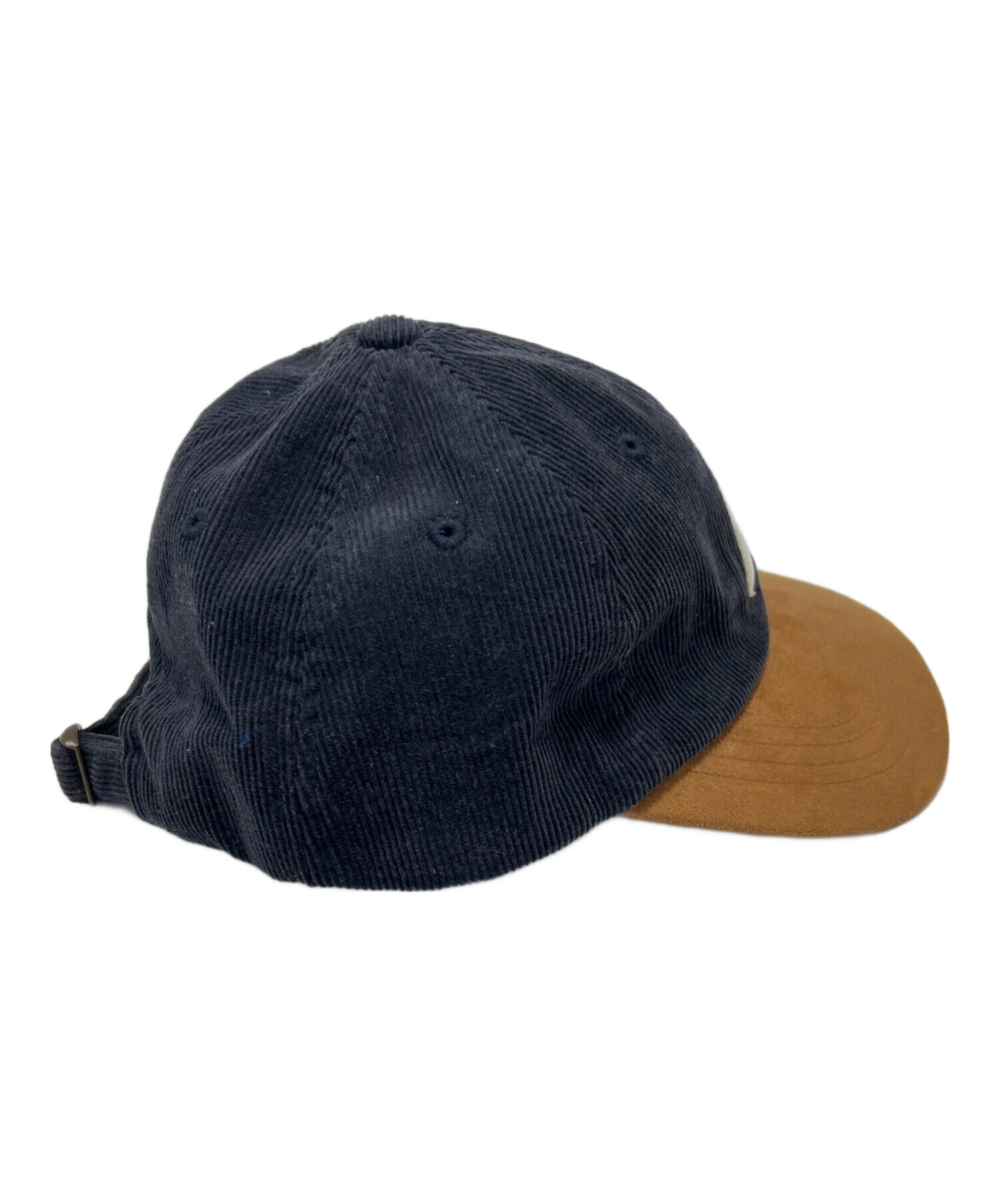 PALACE コーデュロイ キャップ ネイビー 中古・古着通販】PALACE (パレス) コーデュロイキャップ ネイビー