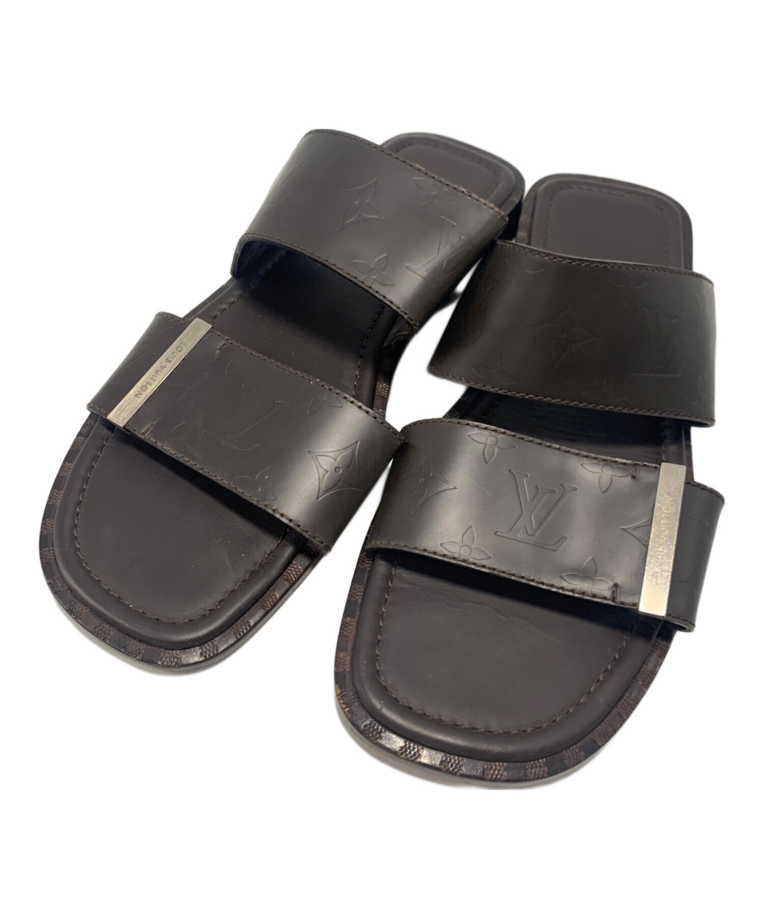 【年末SALE‼️】 ⭐️LOUIS VUITTON サンダル 中古・古着通販】LOUIS VUITTON (ルイ ヴィトン) サンダル ブラウン