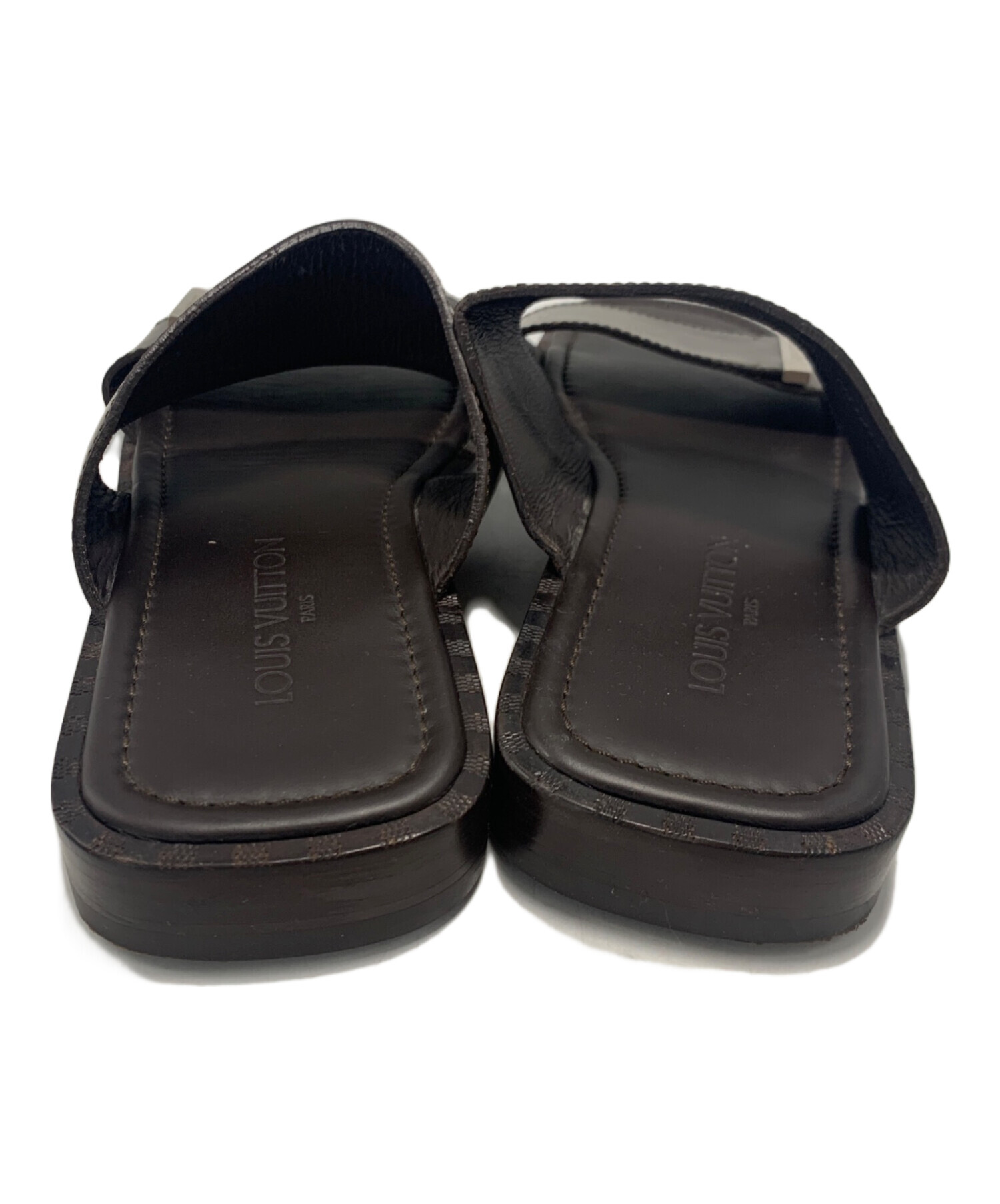 中古・古着通販】LOUIS VUITTON (ルイ ヴィトン) サンダル ブラウン