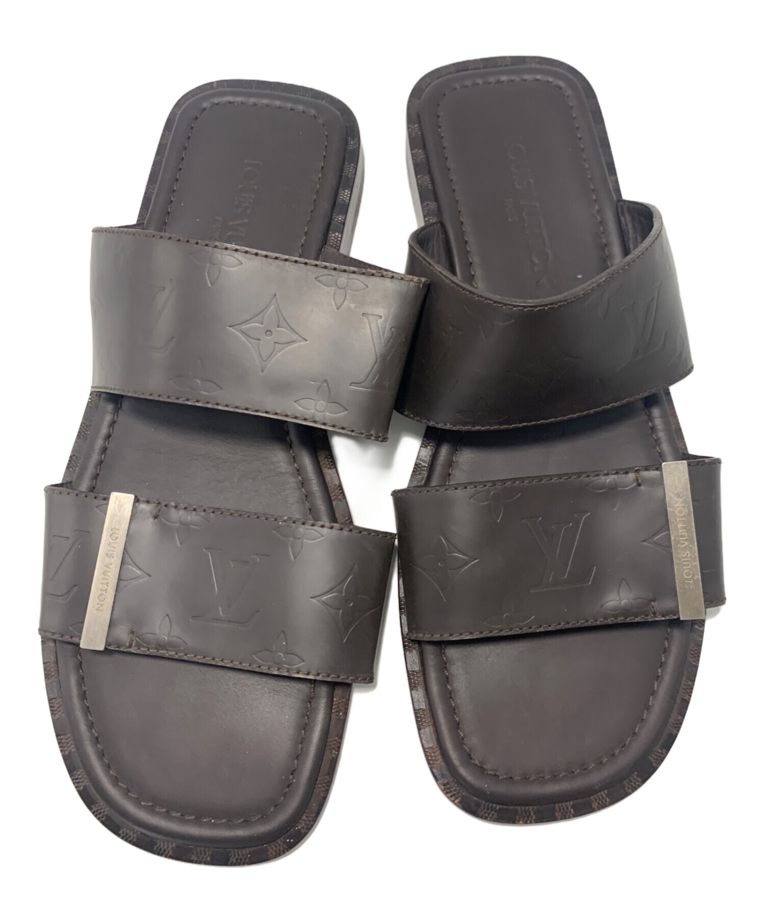 中古・古着通販】LOUIS VUITTON (ルイ ヴィトン) サンダル ブラウン