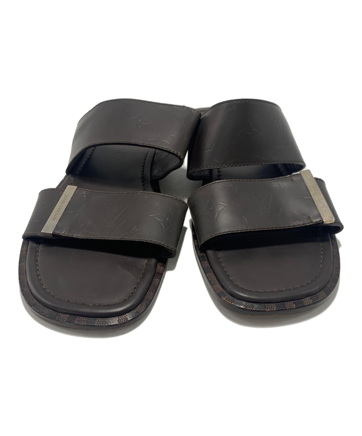 中古・古着通販】LOUIS VUITTON (ルイ ヴィトン) サンダル ブラウン