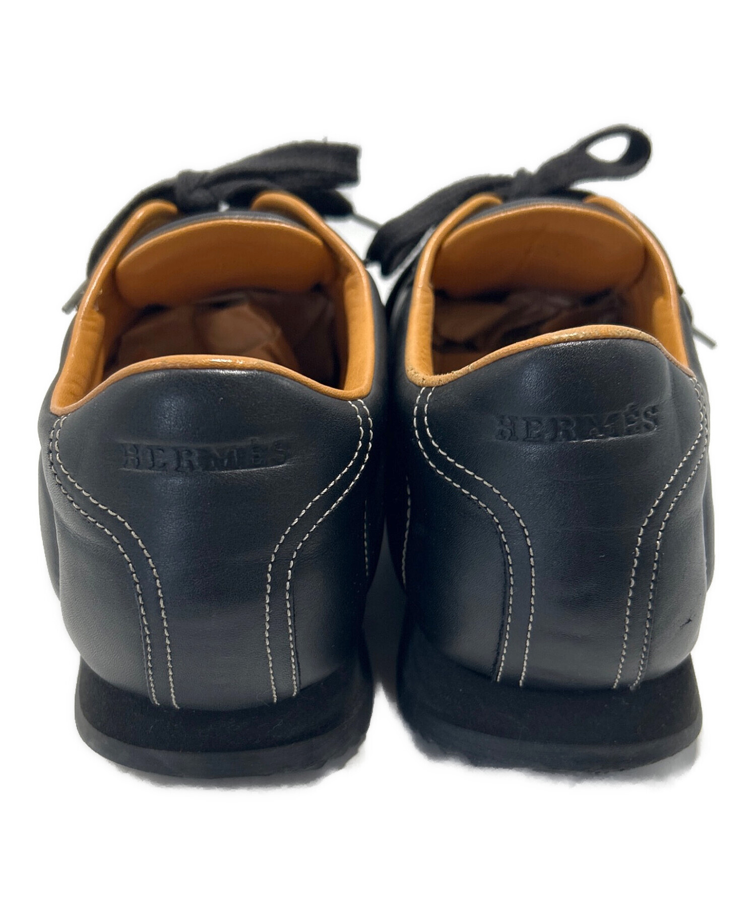 中古・古着通販】HERMES (エルメス) クイックレザースニーカー