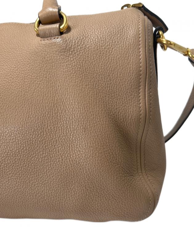 中古・古着通販】PRADA (プラダ) 2WAYショルダーバッグ ベージュ