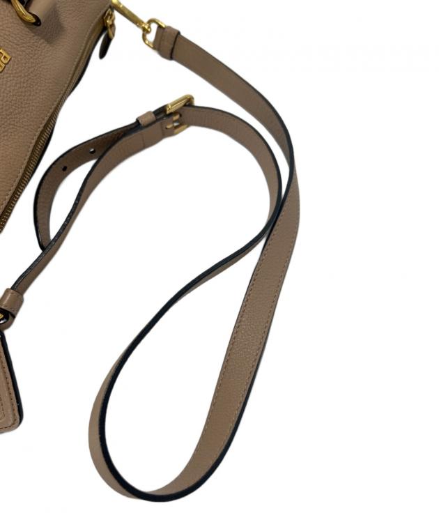 中古・古着通販】PRADA (プラダ) 2WAYショルダーバッグ ベージュ