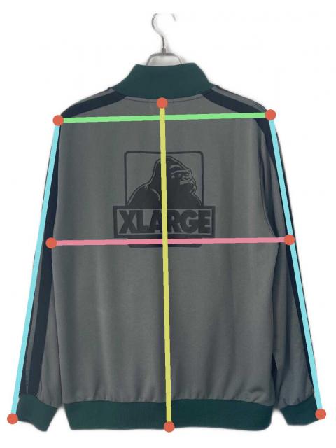 中古・古着通販】X-LARGE (エクストララージ) トラックジャケット