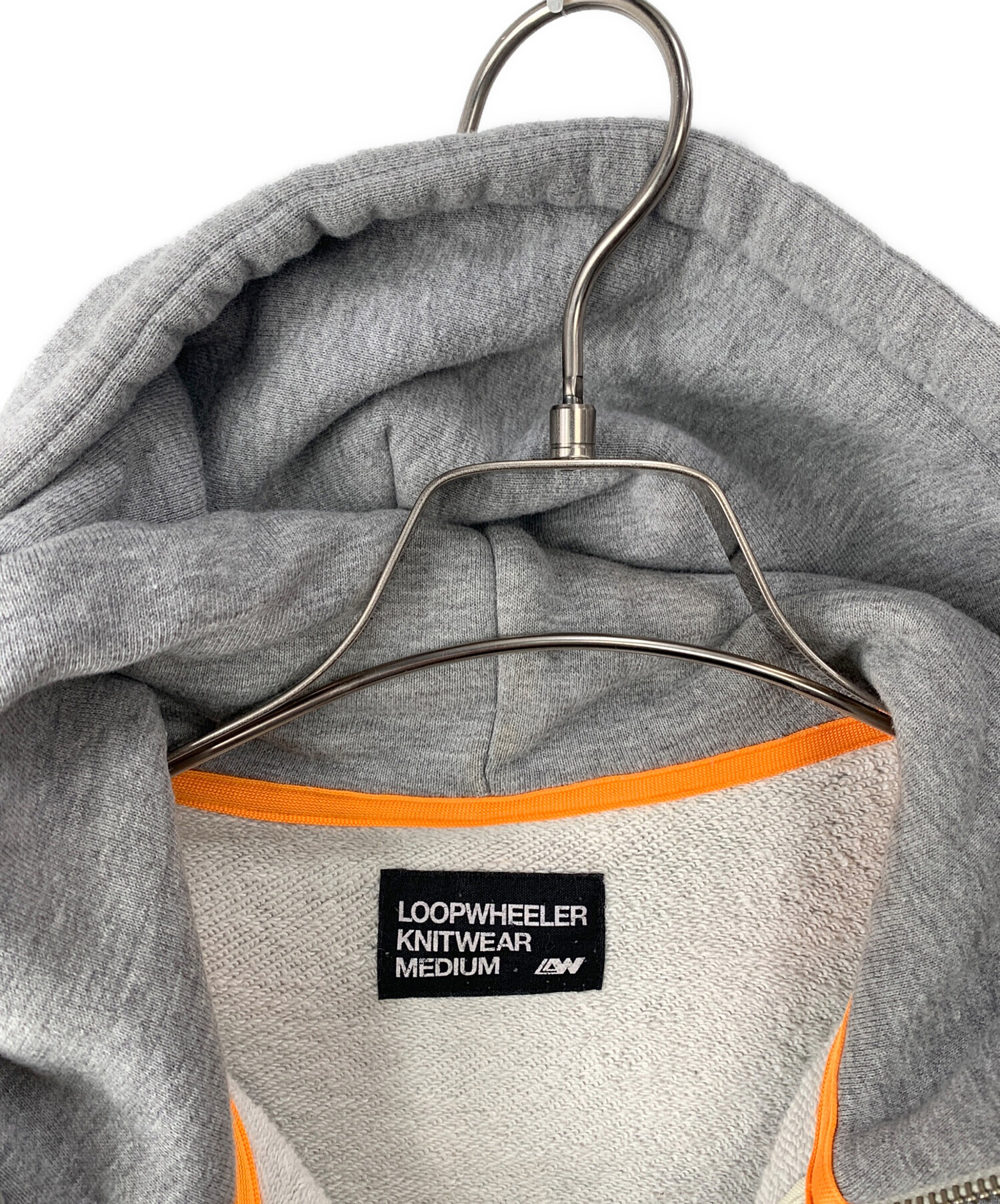 中古・古着通販】LOOPWHEELER (ループウィラー) ジップパーカー グレー
