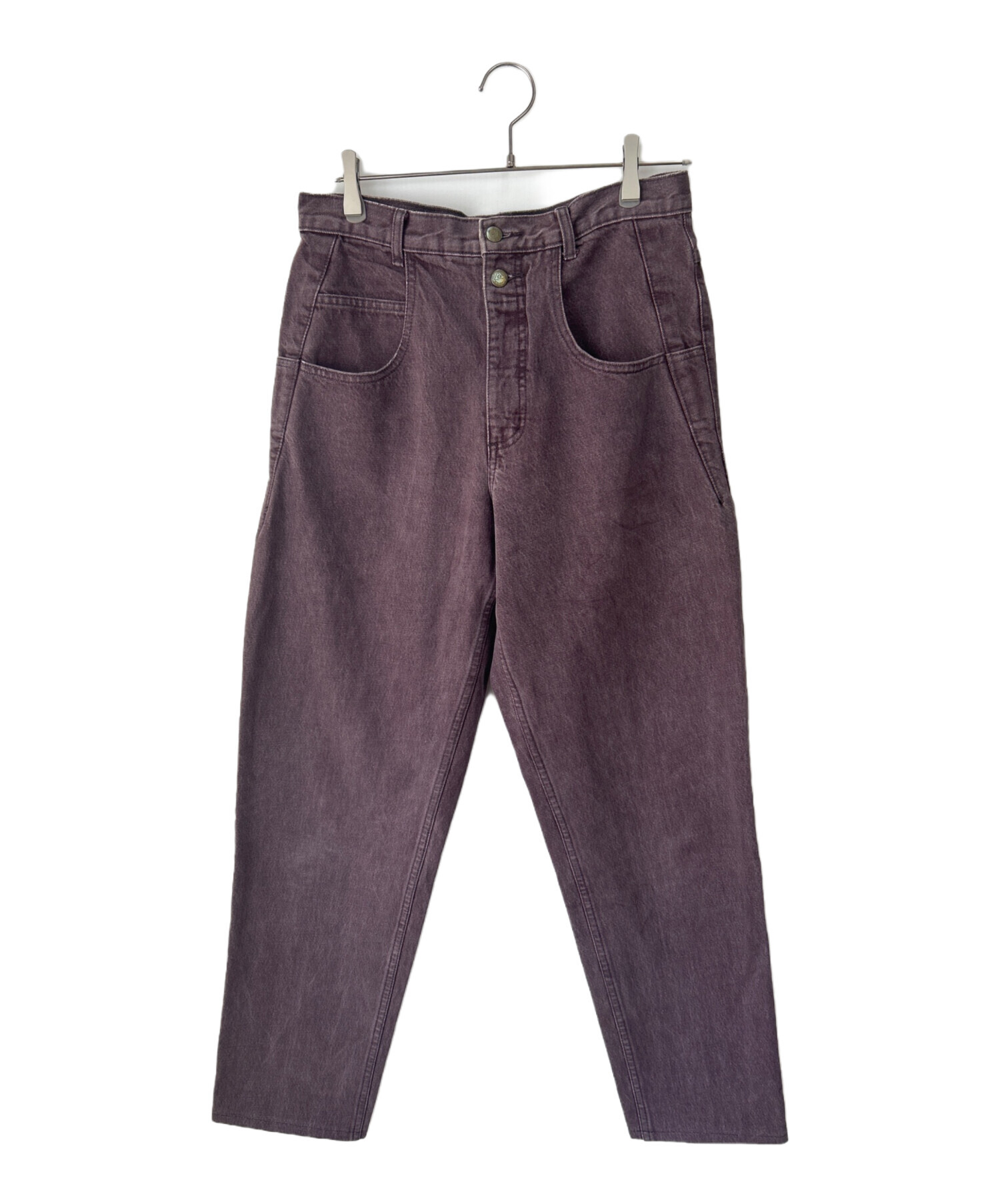 中古・古着通販】GUESS (ゲス) バギーデニムパンツ パープル サイズ