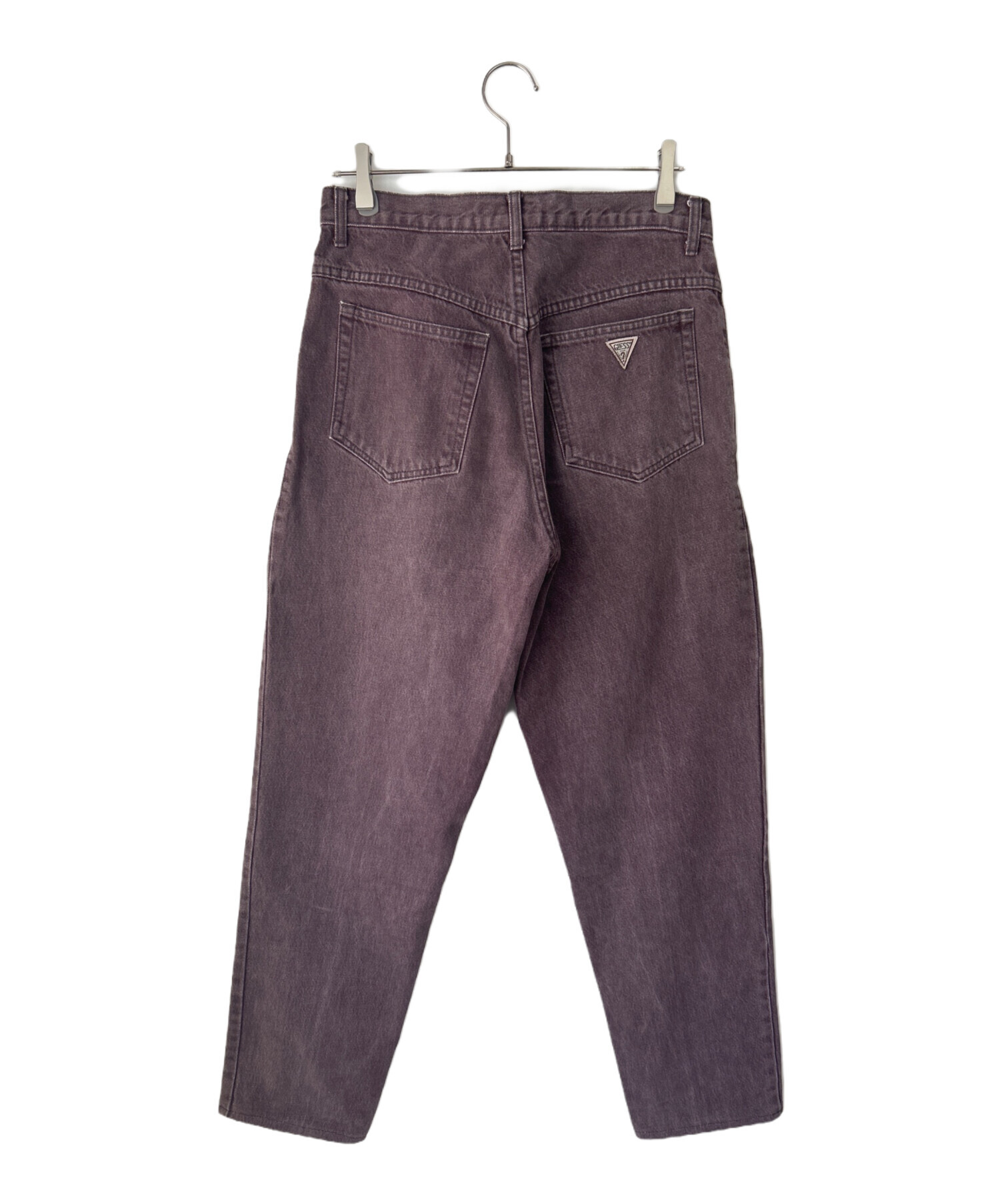 中古・古着通販】GUESS (ゲス) バギーデニムパンツ パープル サイズ