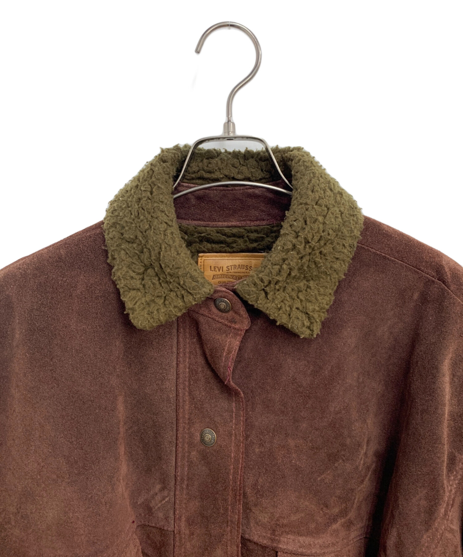 Levi's ブラウン スエードジャケット　XXL スエード 中古・古着通販】LEVI'S (リーバイス) スエードボアジャケット