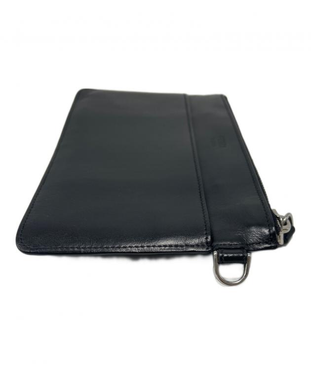 中古・古着通販】FENDI (フェンディ) レザーポーチ ブラック｜ブランド