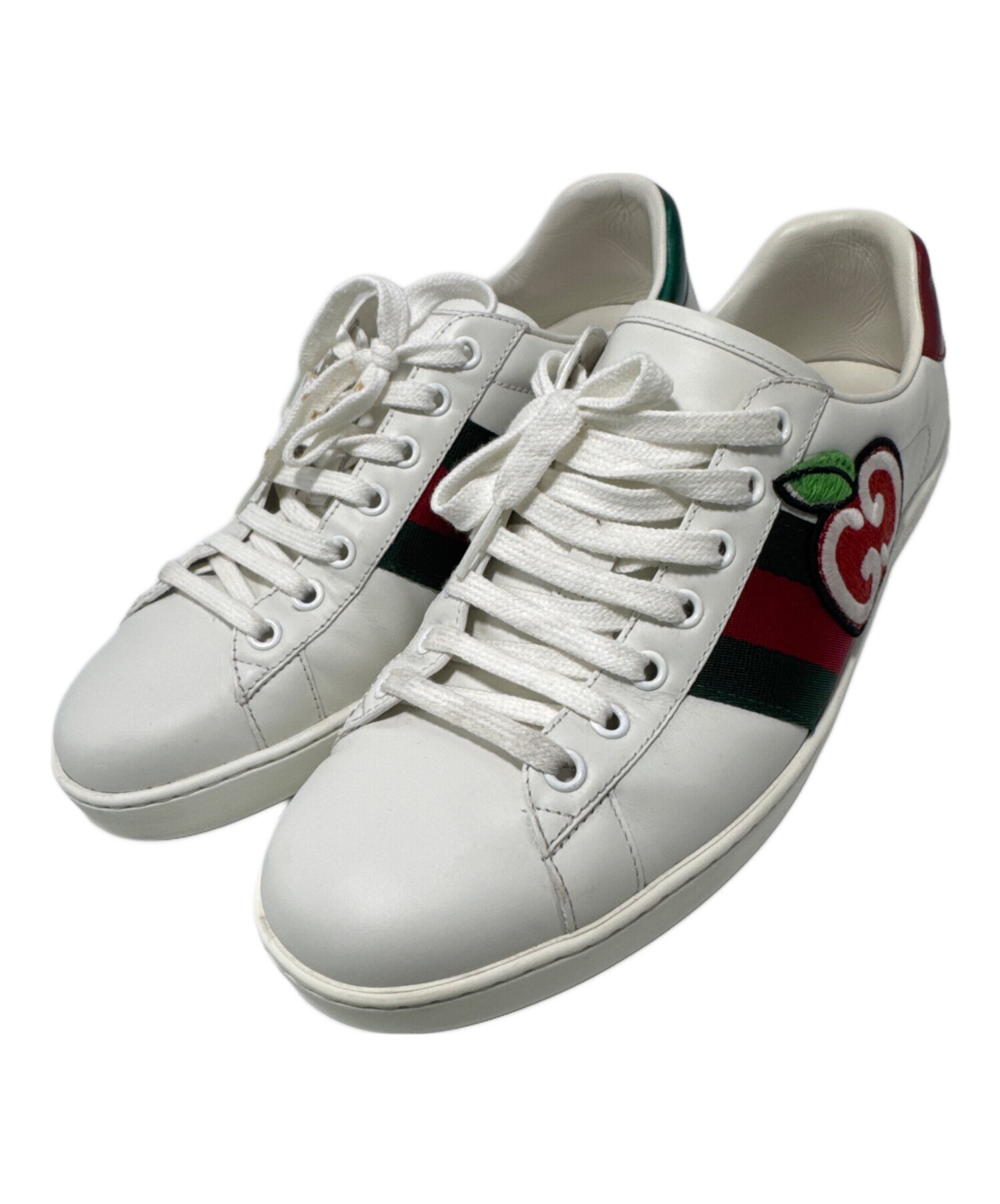 中古・古着通販】GUCCI (グッチ) ローカットスニーカー ホワイト