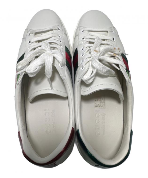 中古・古着通販】GUCCI (グッチ) ローカットスニーカー ホワイト