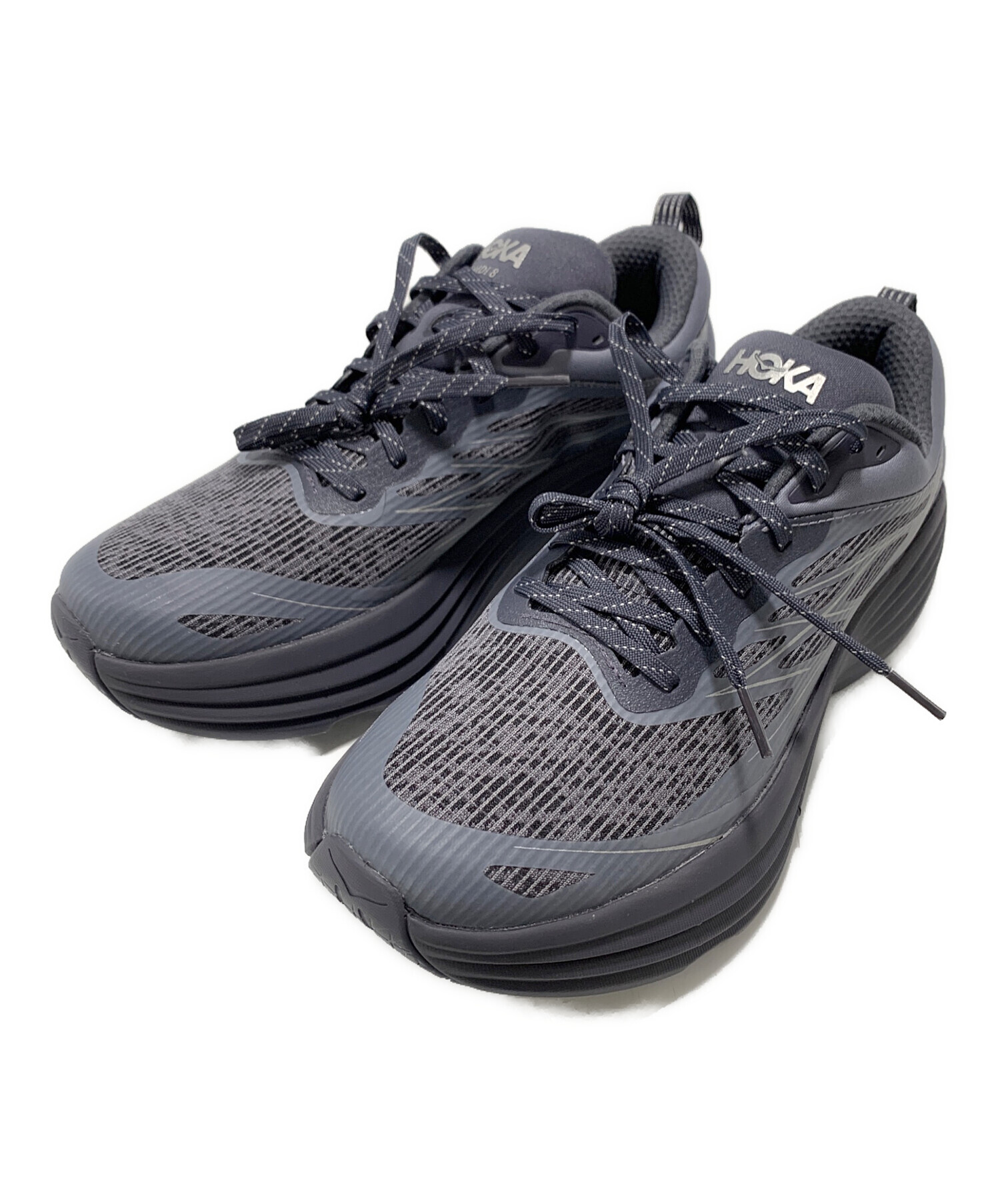 中古・古着通販】HOKA (ホカ) BONDI 8 TS CAGED ブラック サイズ:28cm 