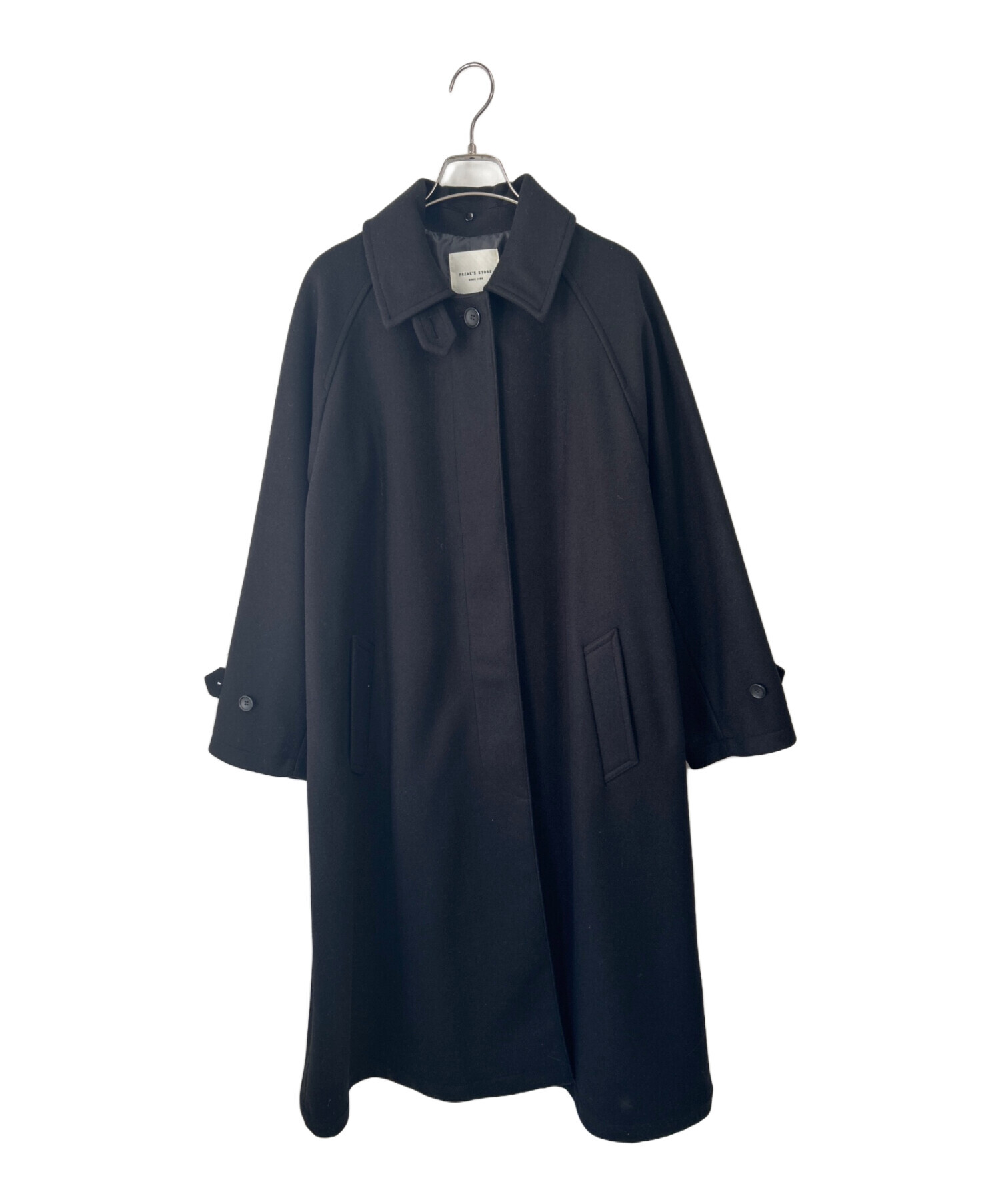 中古・古着通販】FREAK'S STORE (フリークスストア) コート ブラック