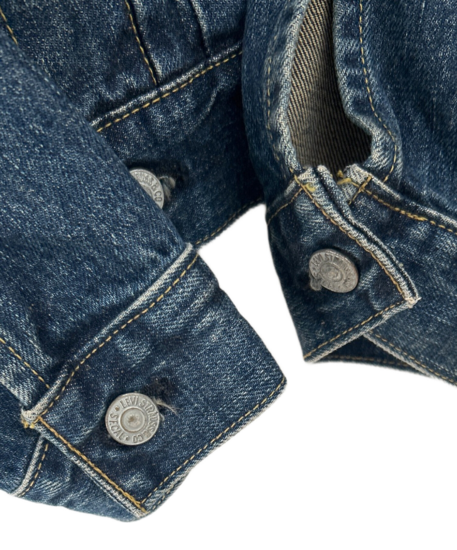 中古・古着通販】LEVI'S (リーバイス) デニムジャケット インディゴ