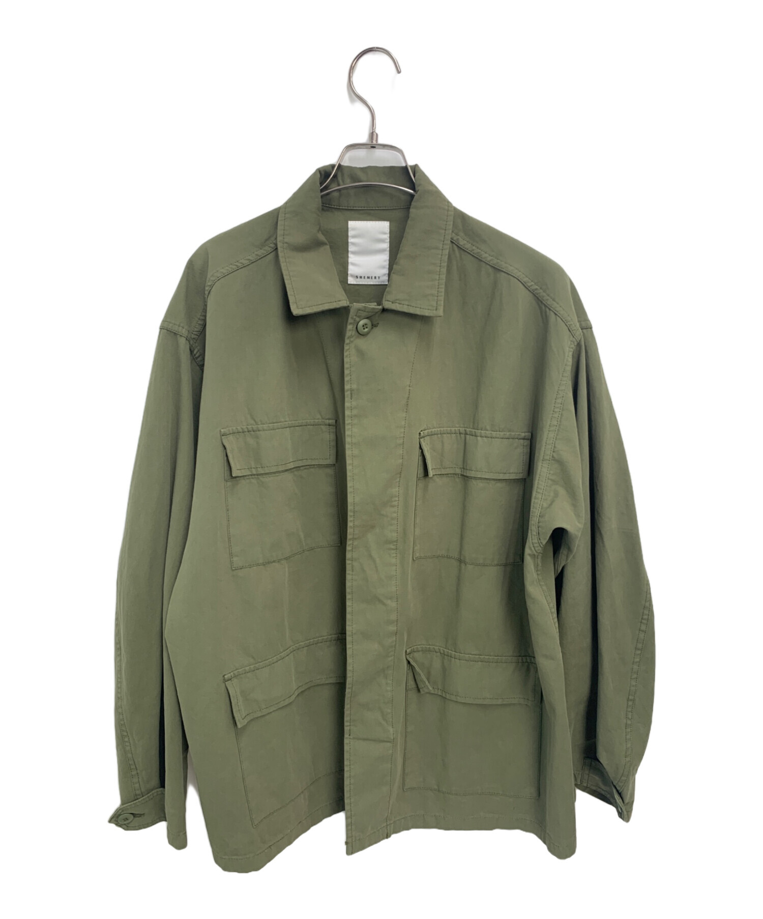 中古・古着通販】SHENERY (シーナリー) ミリタリージャケット カーキ