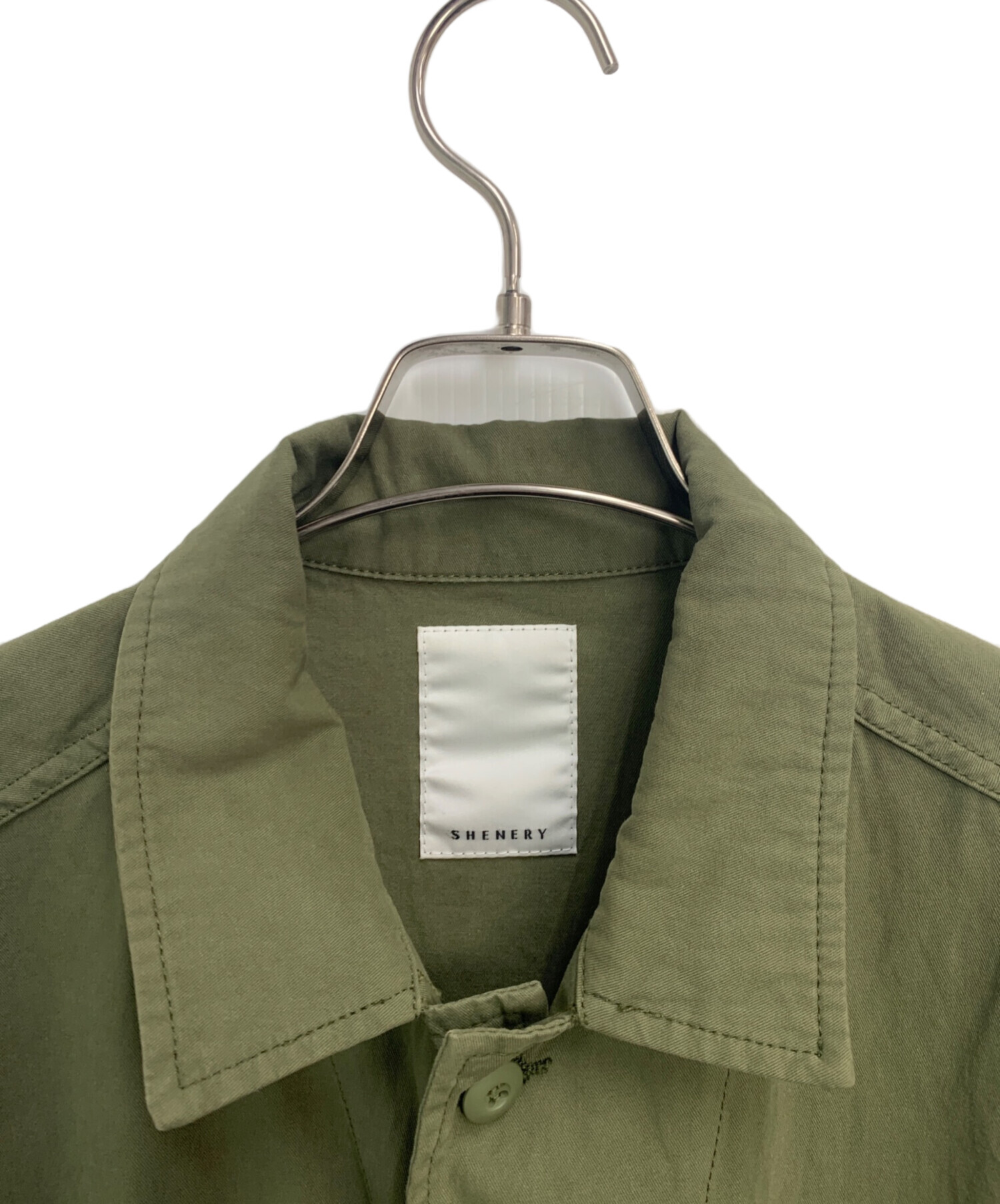 中古・古着通販】SHENERY (シーナリー) ミリタリージャケット カーキ