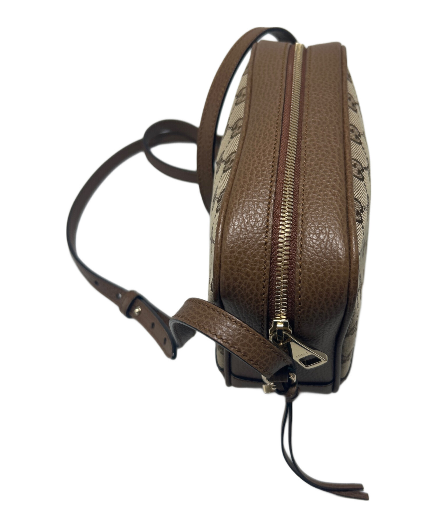 GUCCI グッチ ショルダーバッグ  茶 【古着】【中古】【送料無料】 中古・古着通販】GUCCI (グッチ) ショルダーバッグ ブラウン｜ブランド