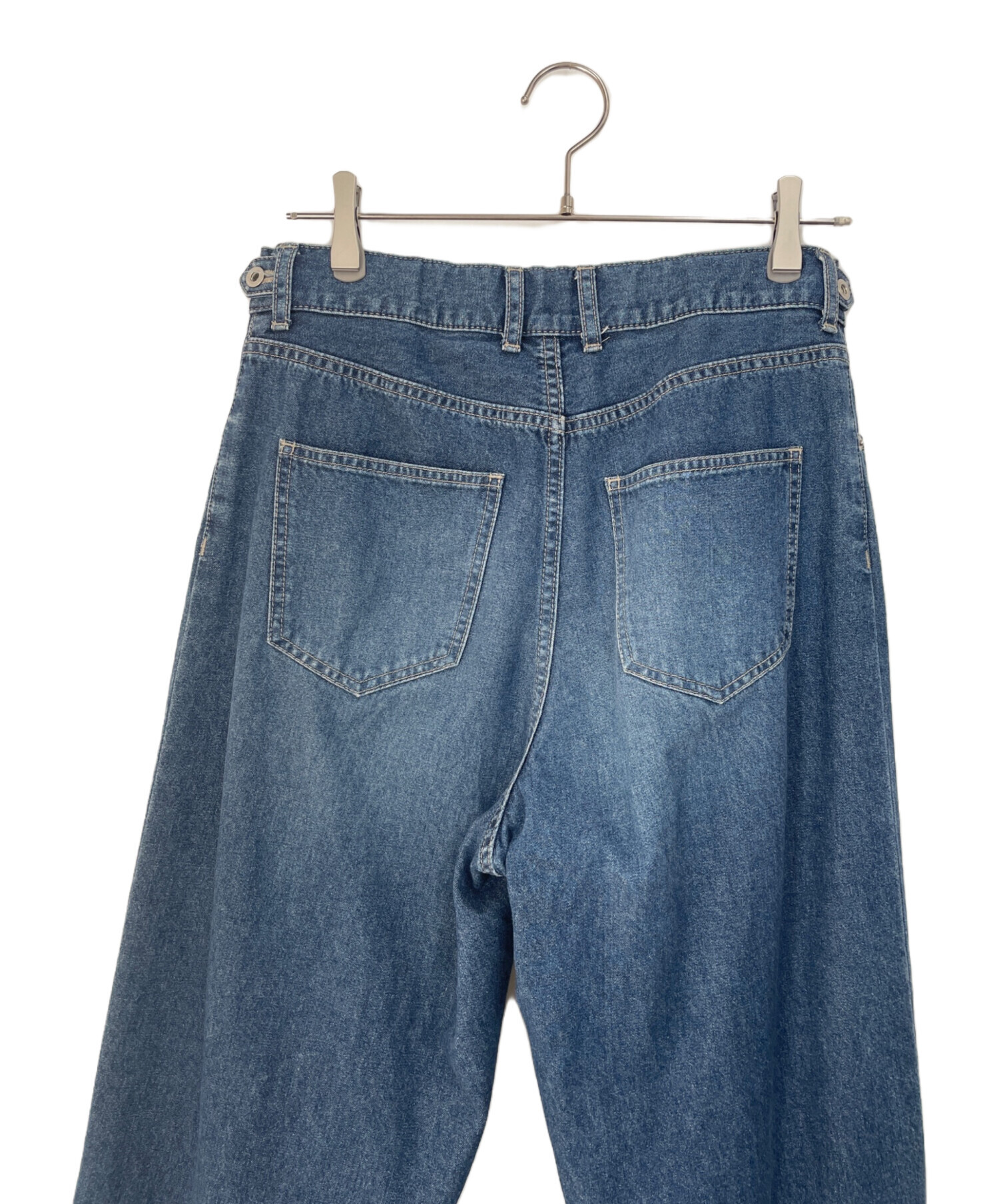 中古・古着通販】クラシコム (-) ワイドデニムパンツ ブルー サイズ