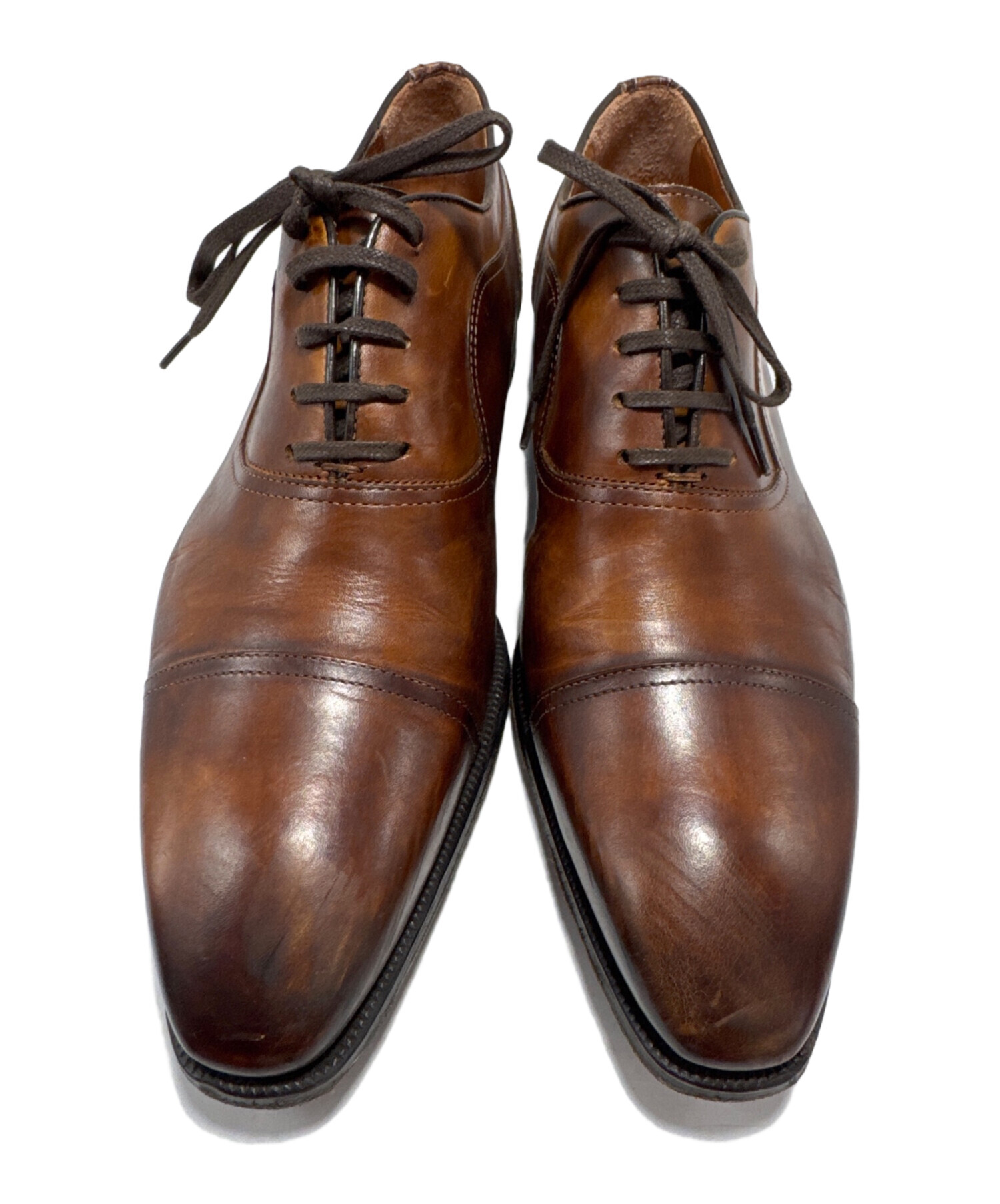 LOBB'S ストレートチップシューズ 中古・古着通販】LOBB′S (ロブス) ストレートチップシューズ ブラウン