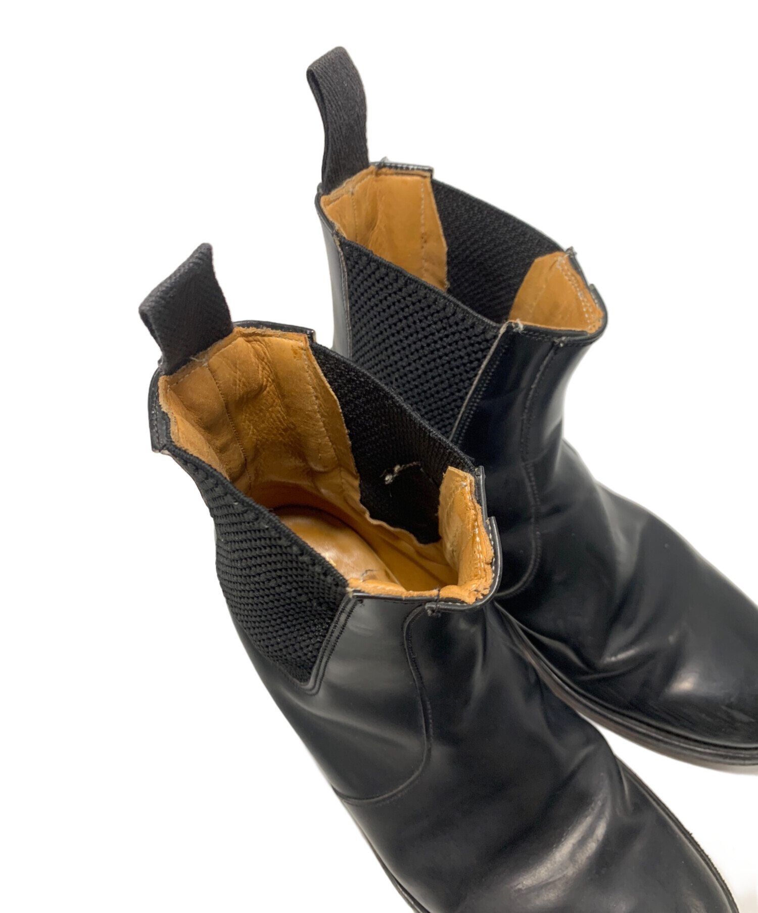 中古・古着通販】LOAKE (ローク) サイドゴアブーツ ブラック サイズ 