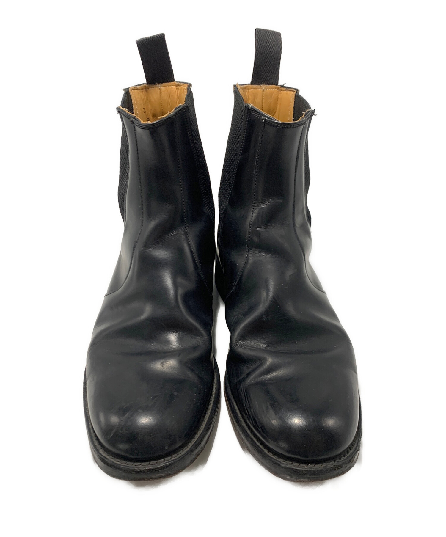 中古・古着通販】LOAKE (ローク) サイドゴアブーツ ブラック サイズ 