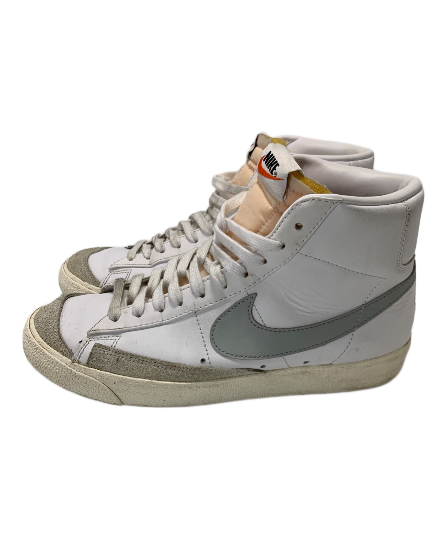 NIKEハイカットスニーカー　ヴィンテージ 中古・古着通販】NIKE (ナイキ) ハイカットスニーカー ホワイト サイズ