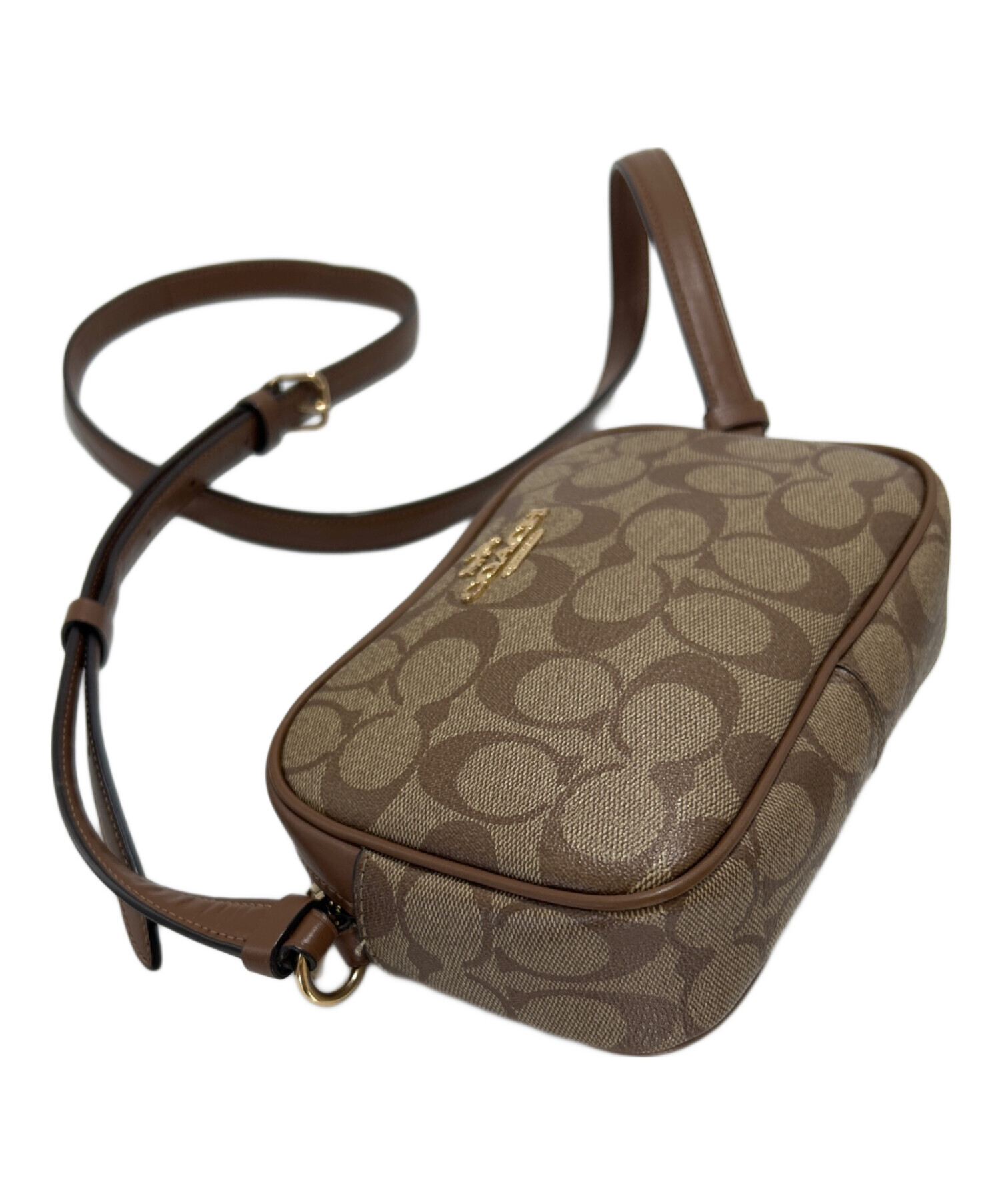 中古・古着通販】COACH (コーチ) ショルダーバッグ ブラウン｜ブランド
