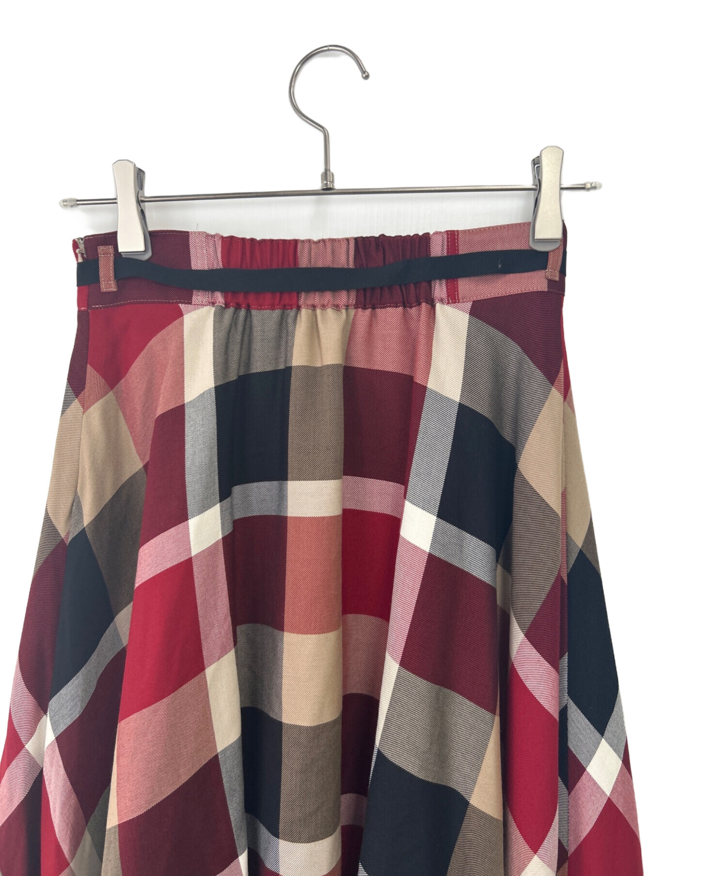 BLUE LABEL CRESTBRIDGE プリーツフレアスカート ブルーレーベルクレストブリッジ BLUE LABEL CRESTBRIDGE クレスト