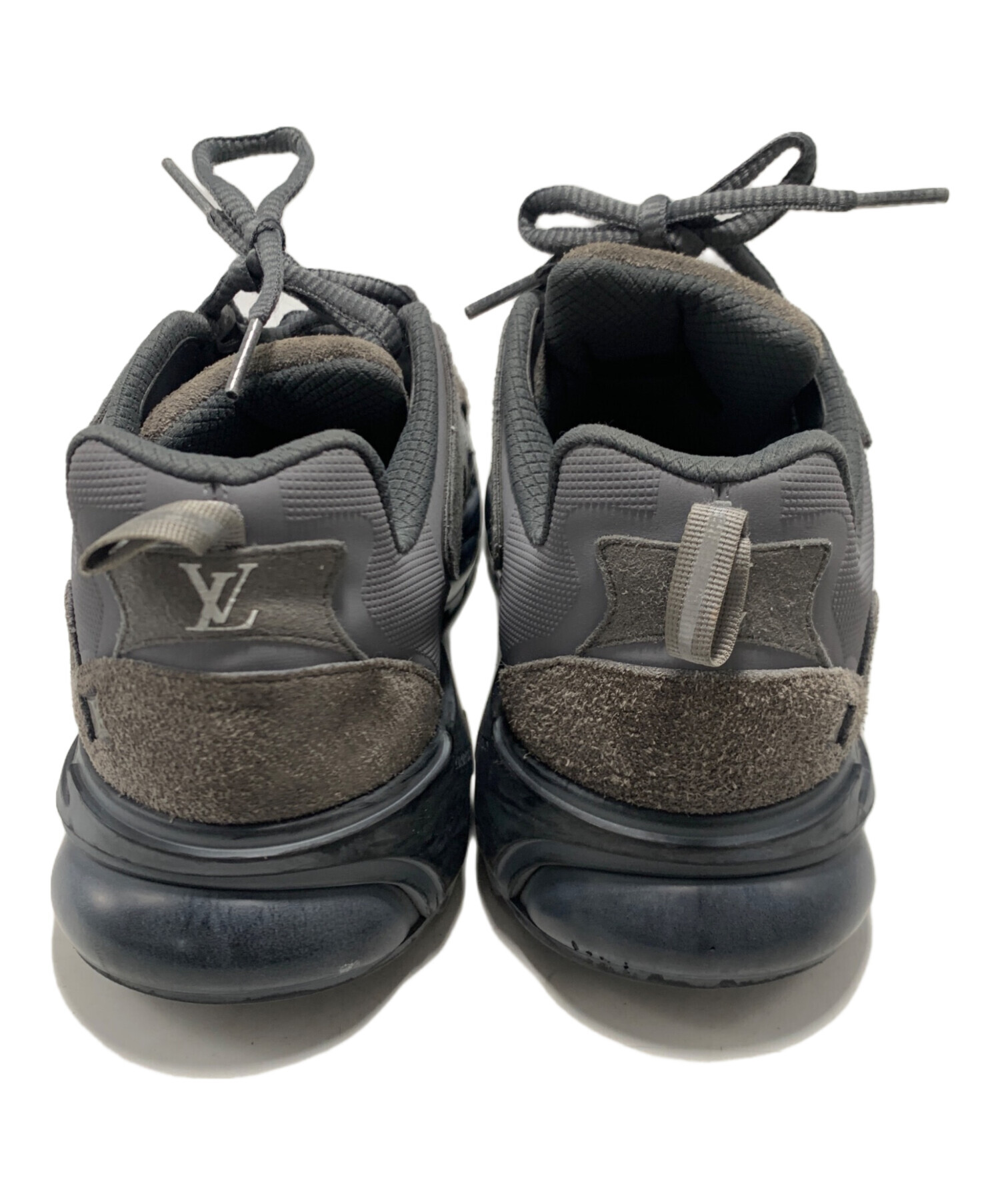 商品説明 【ルイ・ヴィトン】 LOUIS VUITTON  ブラック×グレー スニーカー ダミエ  靴 LV ルイヴィトン ショーアップ メンズ スニーカー LOUIS VUITTON