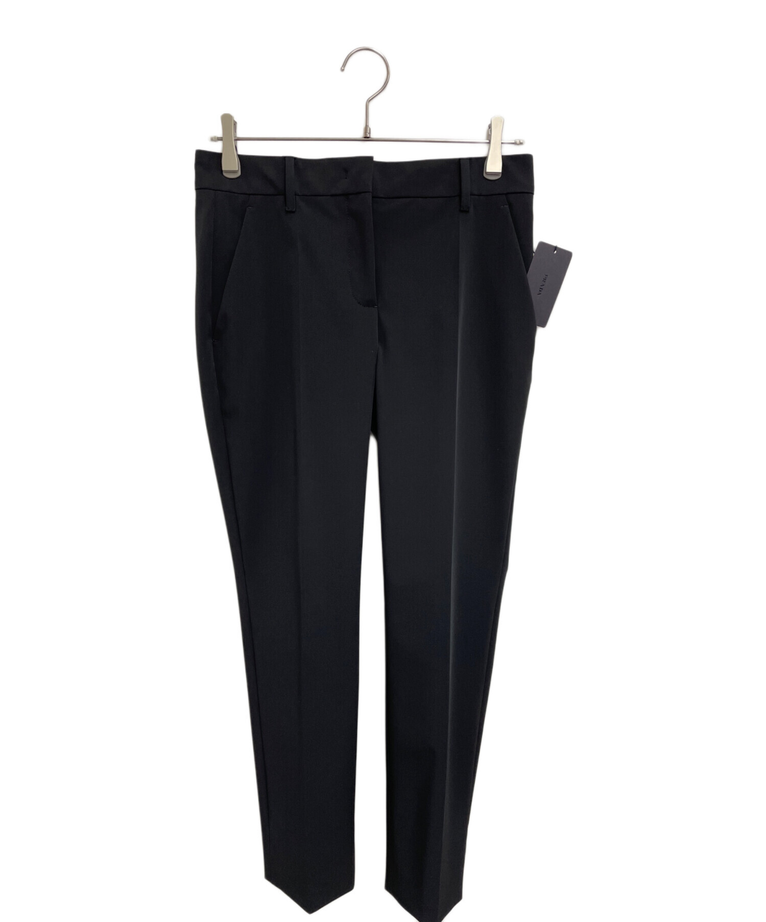 中古・古着通販】PRADA (プラダ) パンツ ブラック サイズ:38 未使用品 