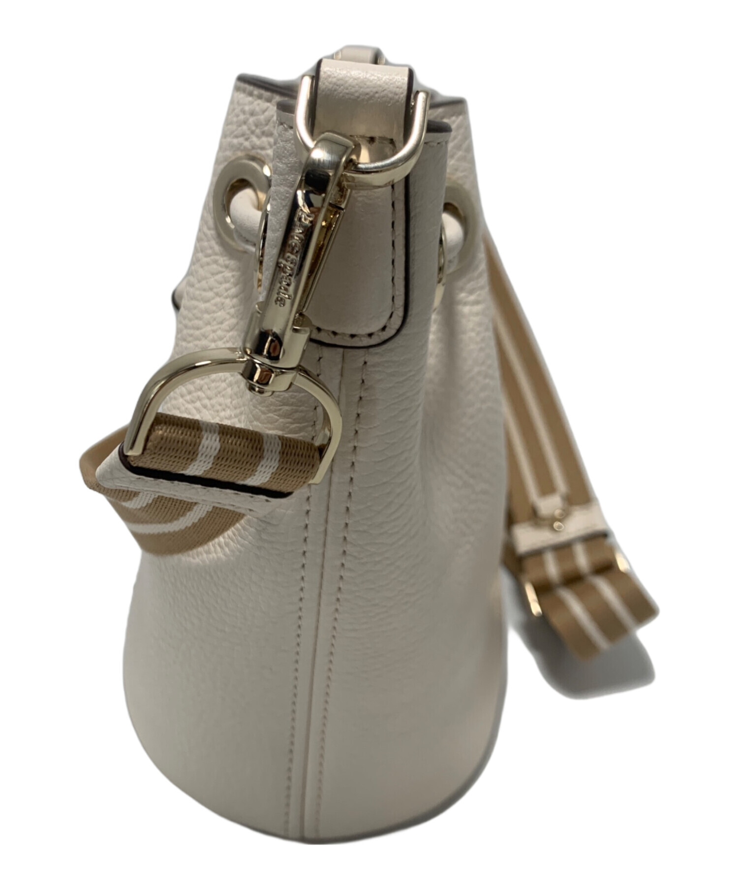 kate spade ケイトスペード 巾着 リボン ショルダーバッグ レザー レディース [中古] 中古・古着通販】Kate Spade (ケイトスペード) 巾着ショルダーバッグ