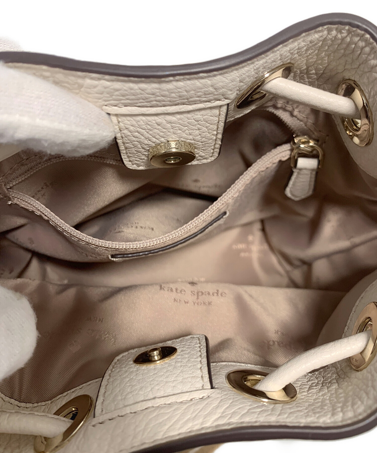 中古・古着通販】Kate Spade (ケイトスペード) 巾着ショルダーバッグ