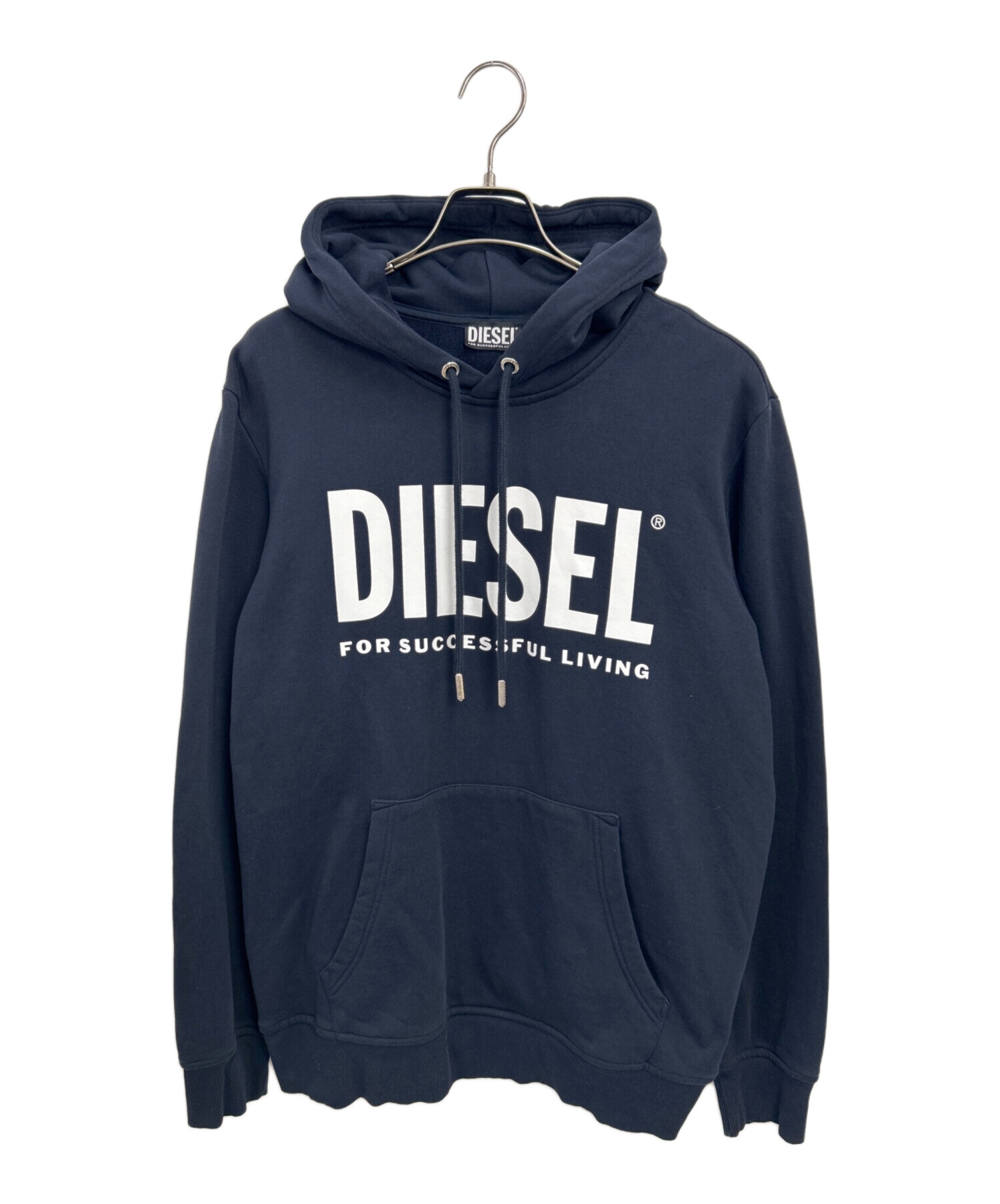 中古・古着通販】DIESEL (ディーゼル) パーカー ネイビー サイズ:L