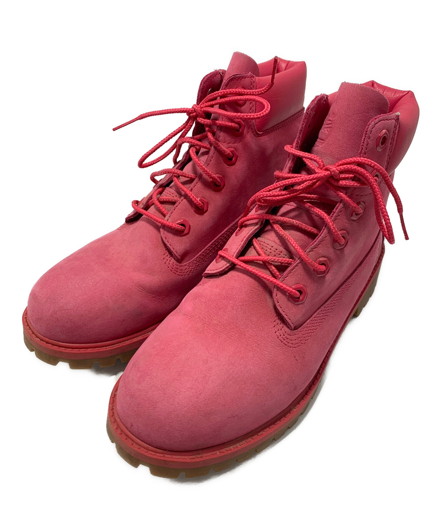 Timberland ピンク レア物☆ 中古・古着通販】Timberland (ティンバーランド) ブーツ ピンク サイズ