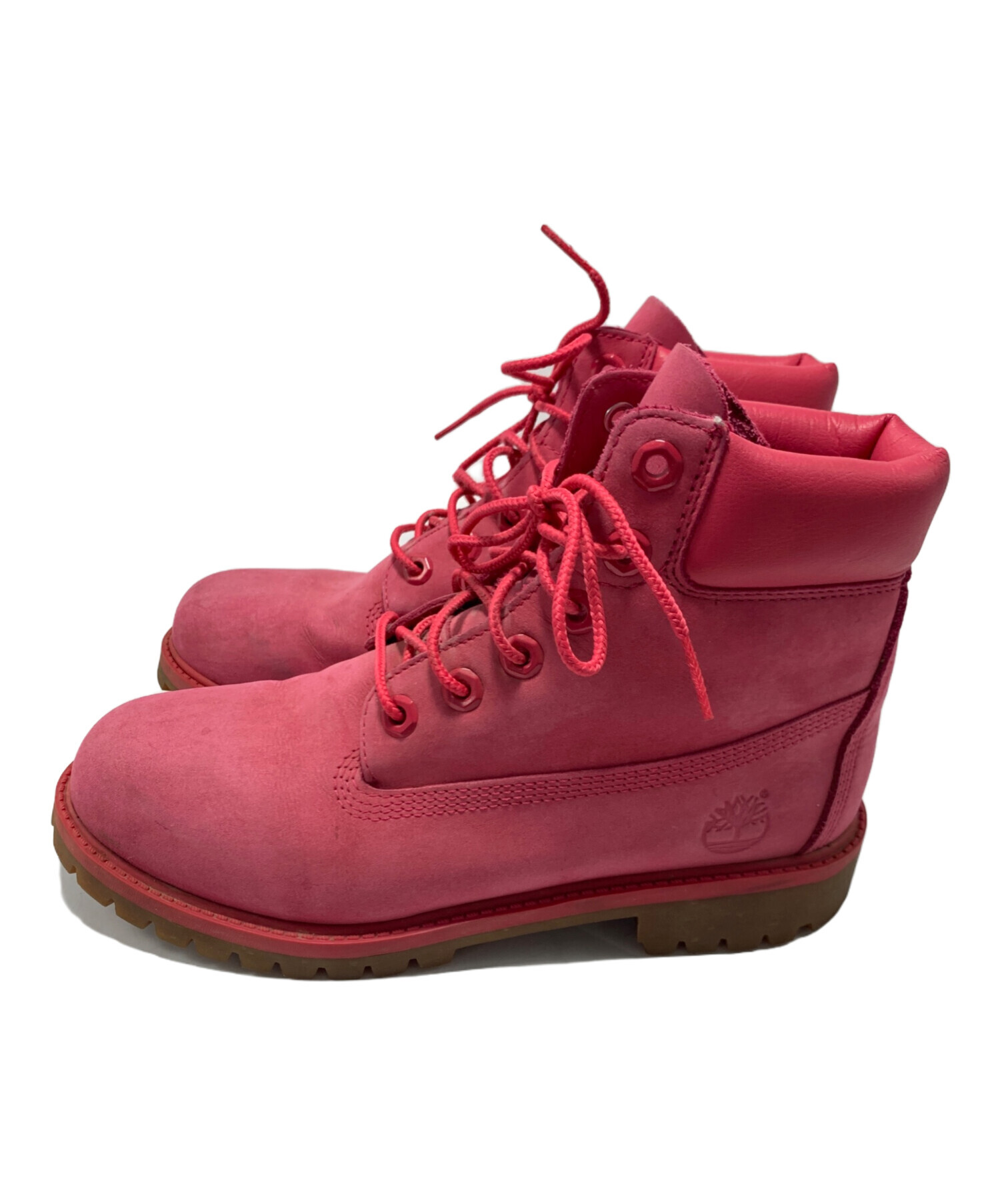 中古・古着通販】Timberland (ティンバーランド) ブーツ ピンク サイズ 
