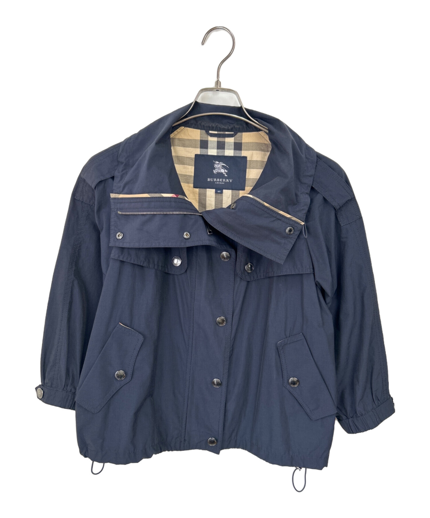 希少 未使用タグ付【BURBERRY バーバリーロンドン】ナイロン ジャケット BURBERRY（バーバリー） 美品 ロンドンイングランド ロゴテープ ECONYL