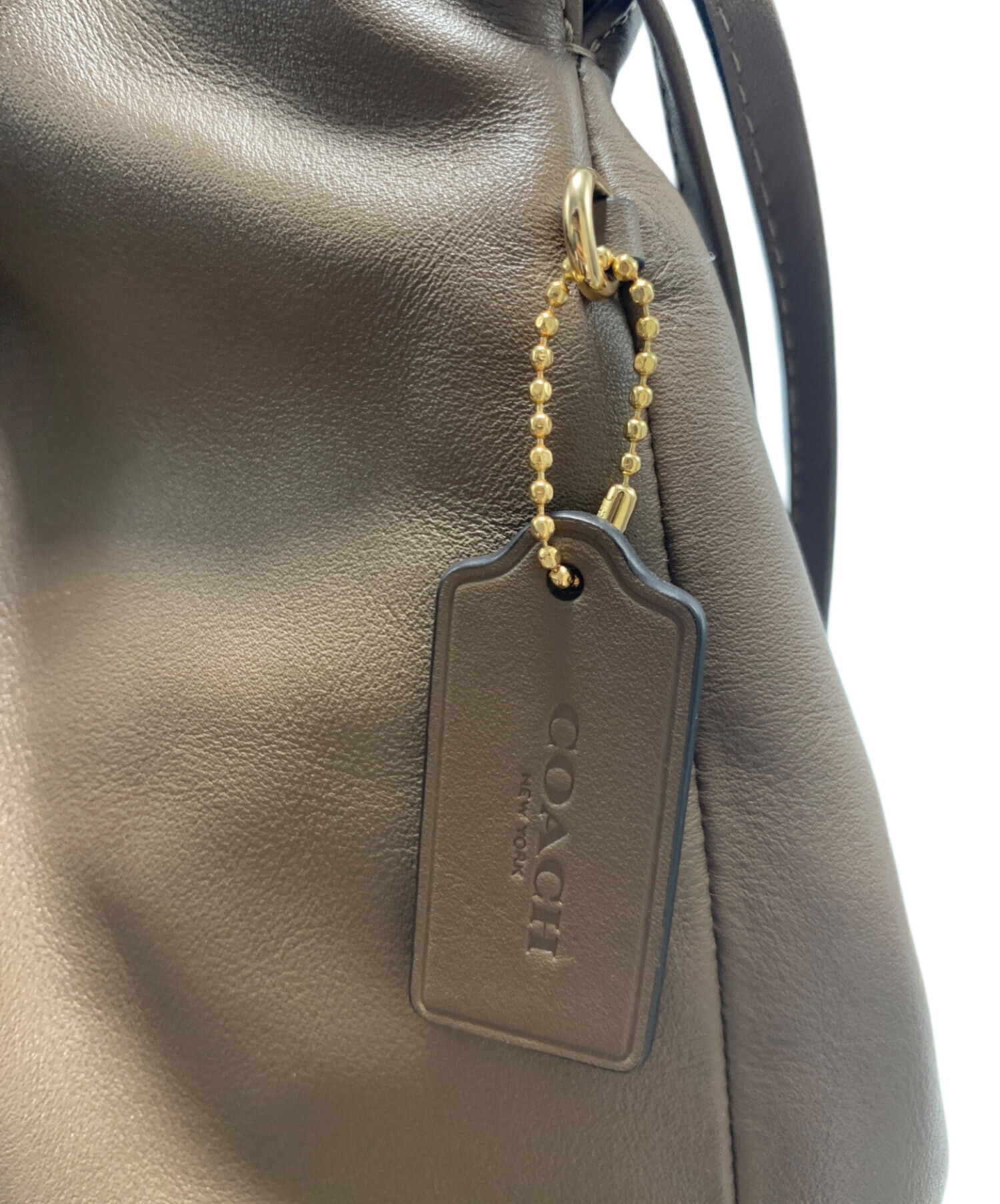 COACH コーチ/ラウンドセラミッククォーツ/レディース/CA.67.7.28.0948/Aランク/75【中古】 コーチ COACH CW786 IMXDM1127 （サンド×チョーク） -waja bazar