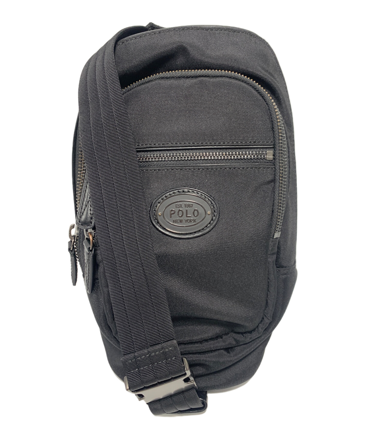 Polo Ralph Lauren ポロラルフローレン ショルダーバッグ  黒 【古着】【中古】【送料無料】 中古・古着通販】RALPH LAUREN (ラルフローレン) ショルダーバッグ