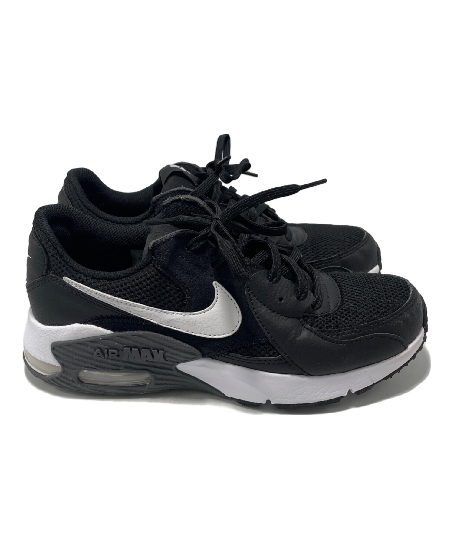 中古・古着通販】NIKE (ナイキ) スニーカー ブラック×ホワイト サイズ