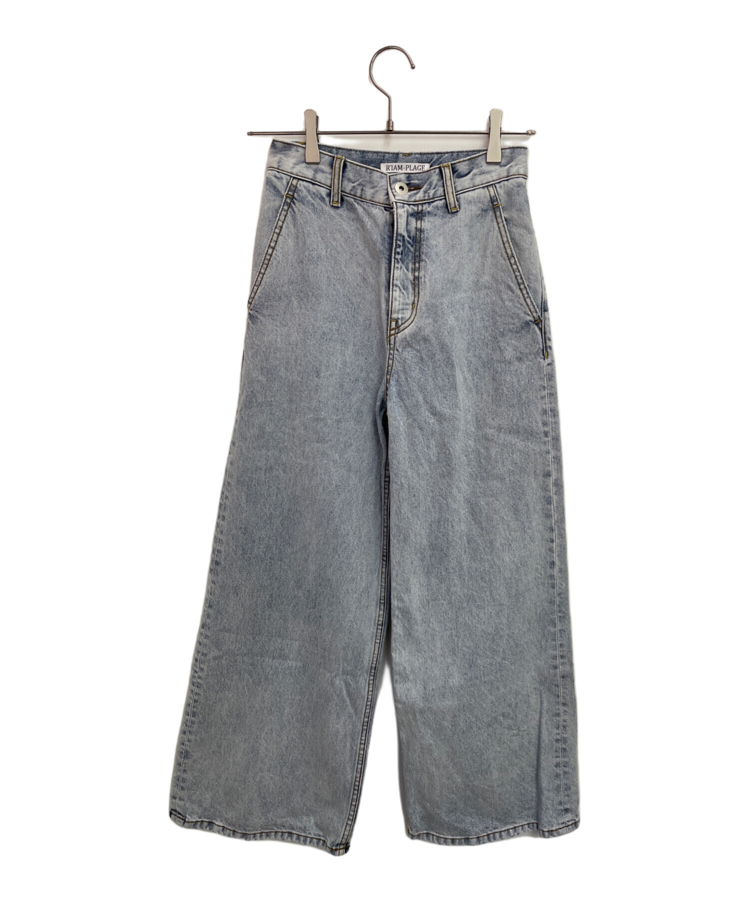 中古・古着通販】R'IAM PLAGE (リアム プラージュ) ワイドデニムパンツ