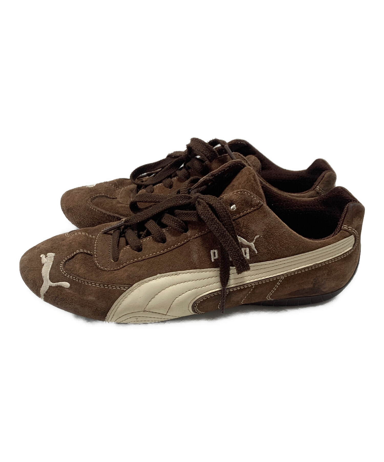 中古・古着通販】PUMA (プーマ) スニーカー ブラウン サイズ:27cm 