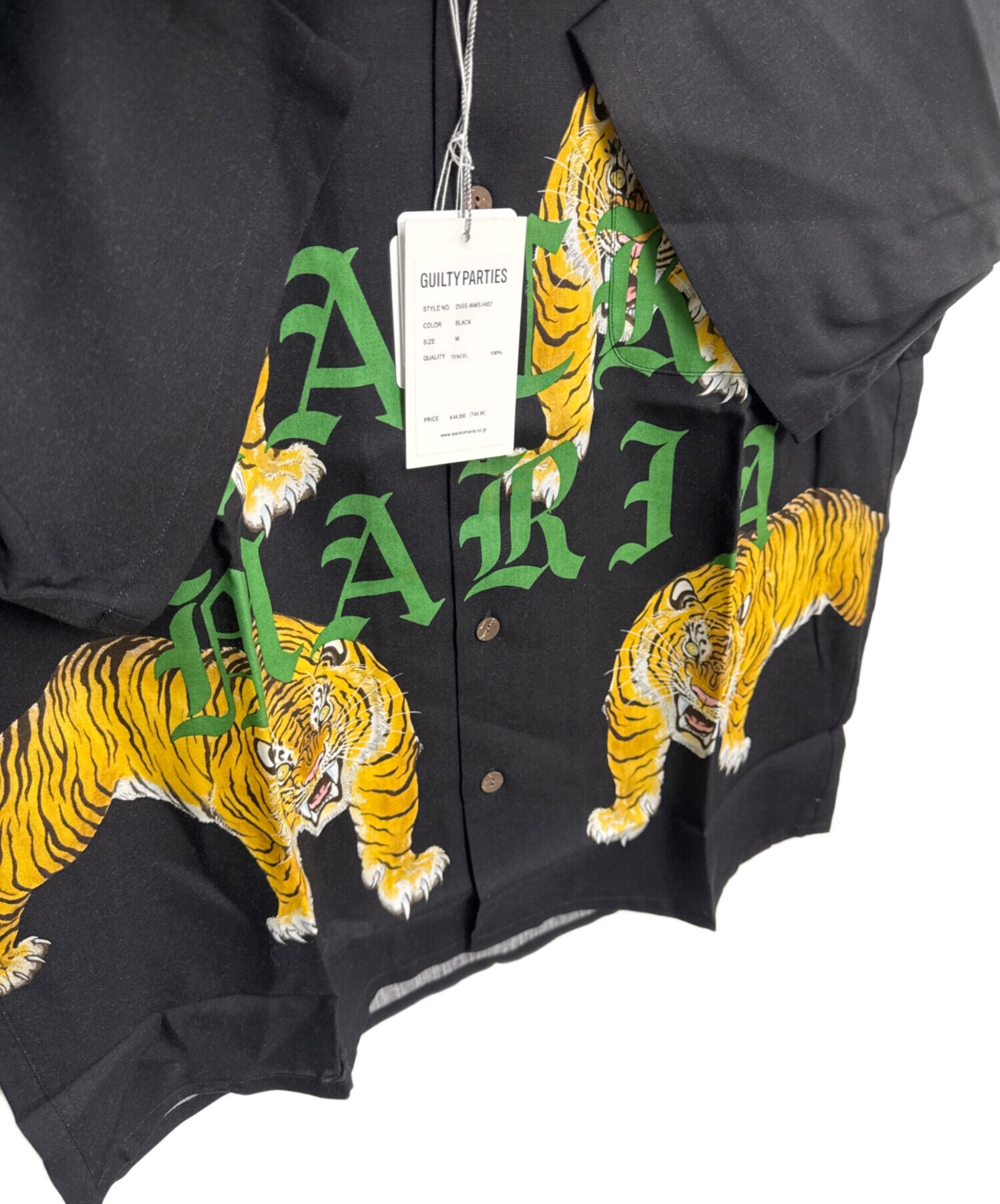 中古・古着通販】WACKO MARIA (ワコマリア) 半袖シャツ ブラック